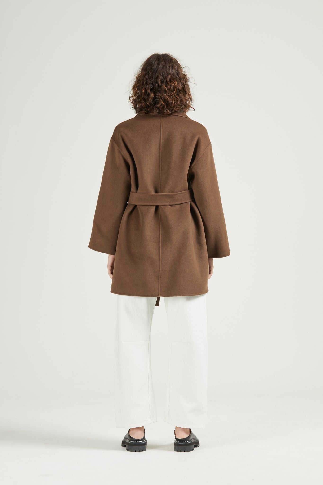 Solace Wool Coat, Cocoa