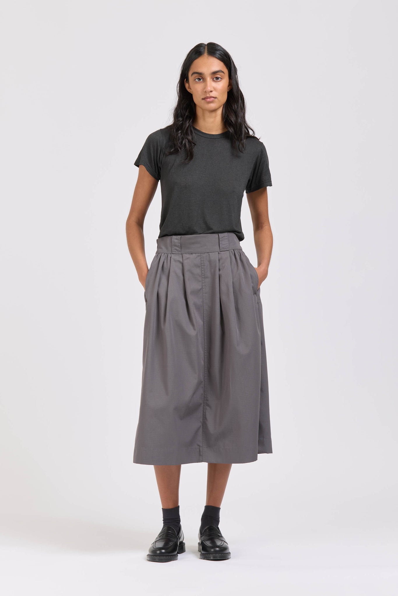 Monday Skirt, Ripstop, Grey