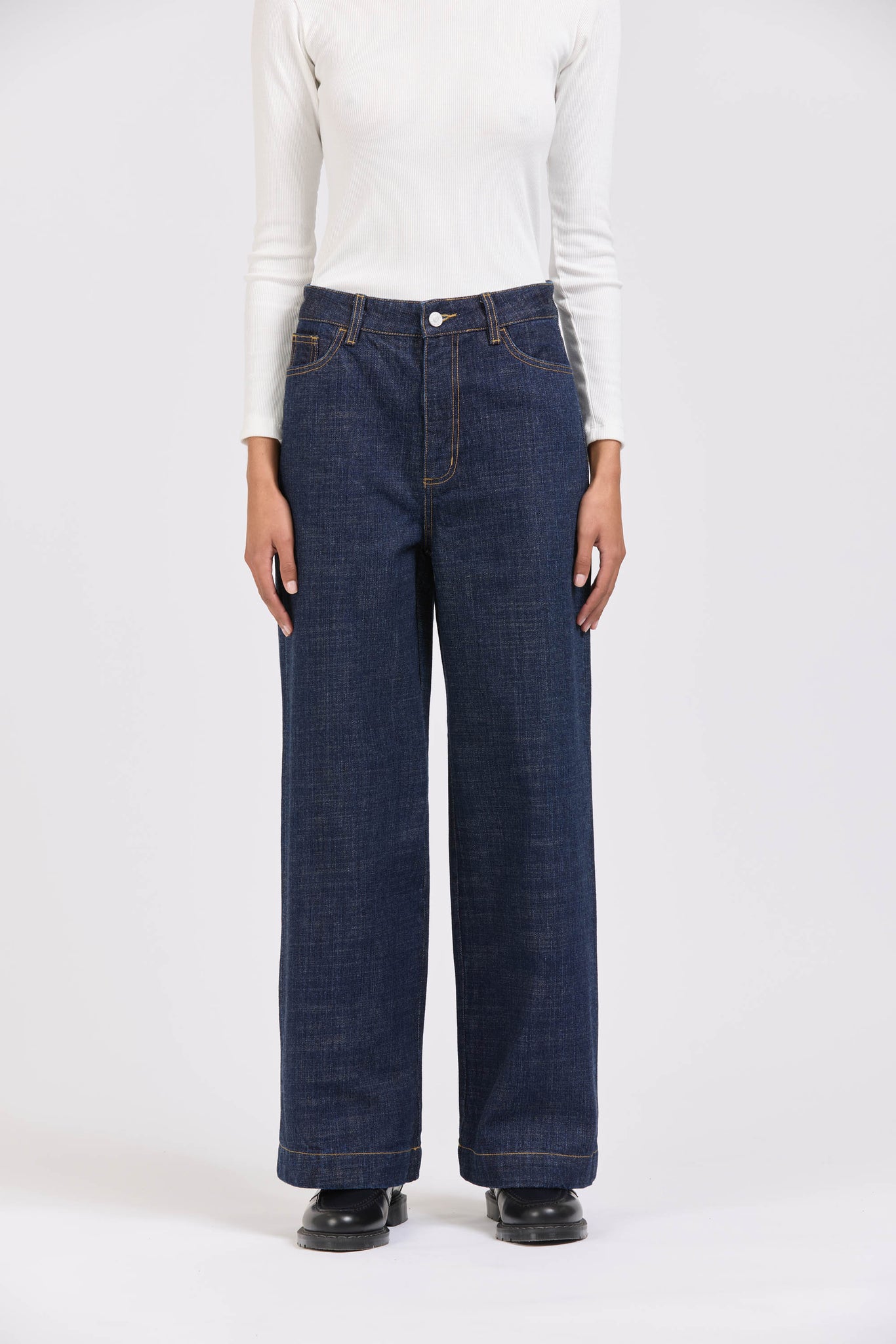 Wide Leg Jean, Indigo, Women's