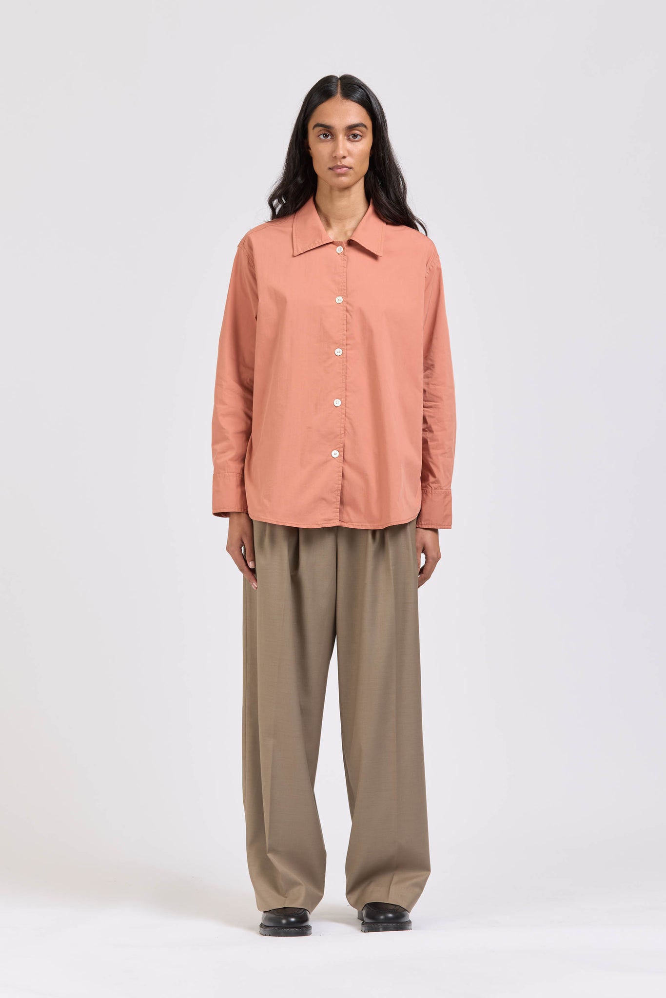 Maxi Shirt, Terracotta