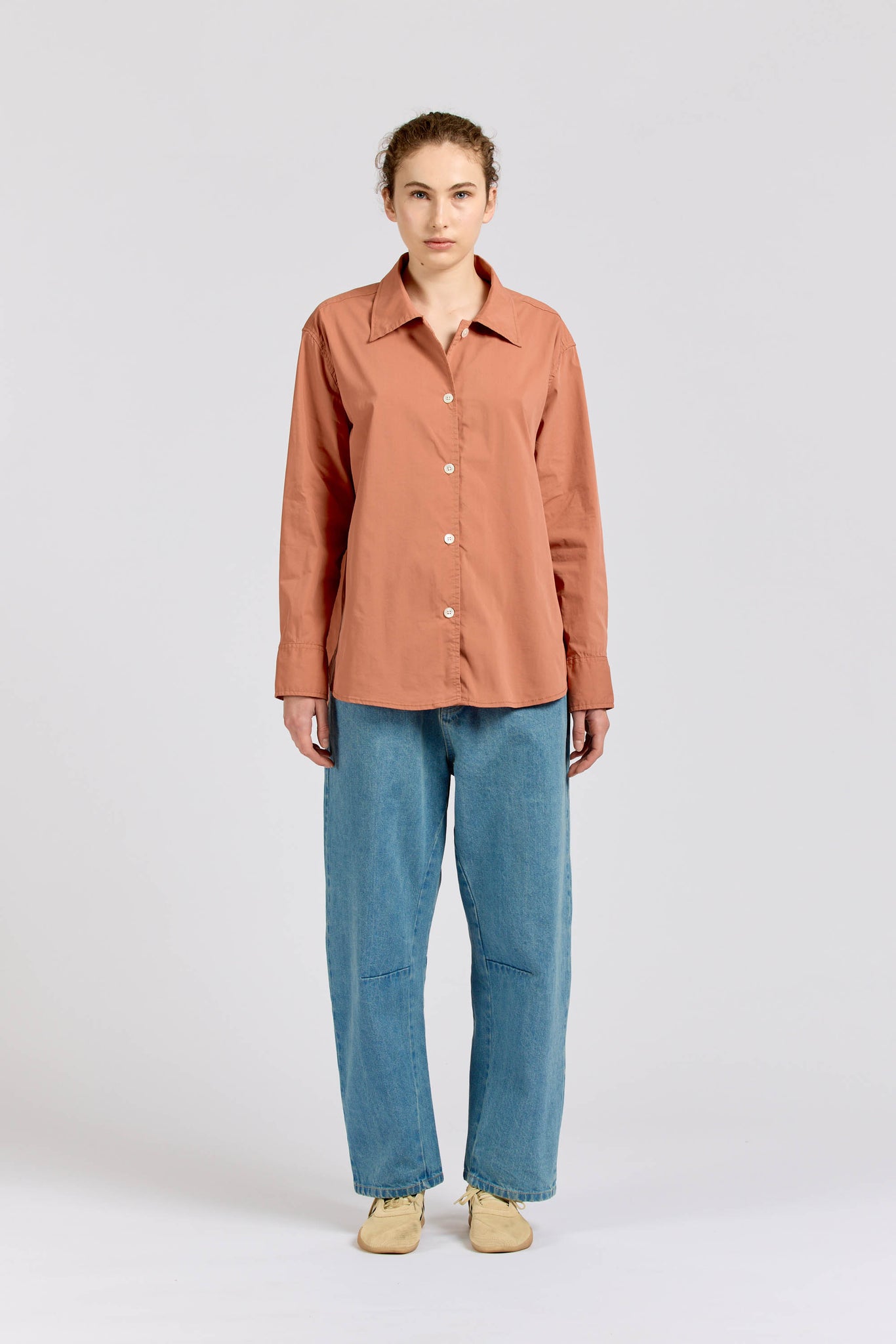 Maxi Shirt, Terracotta