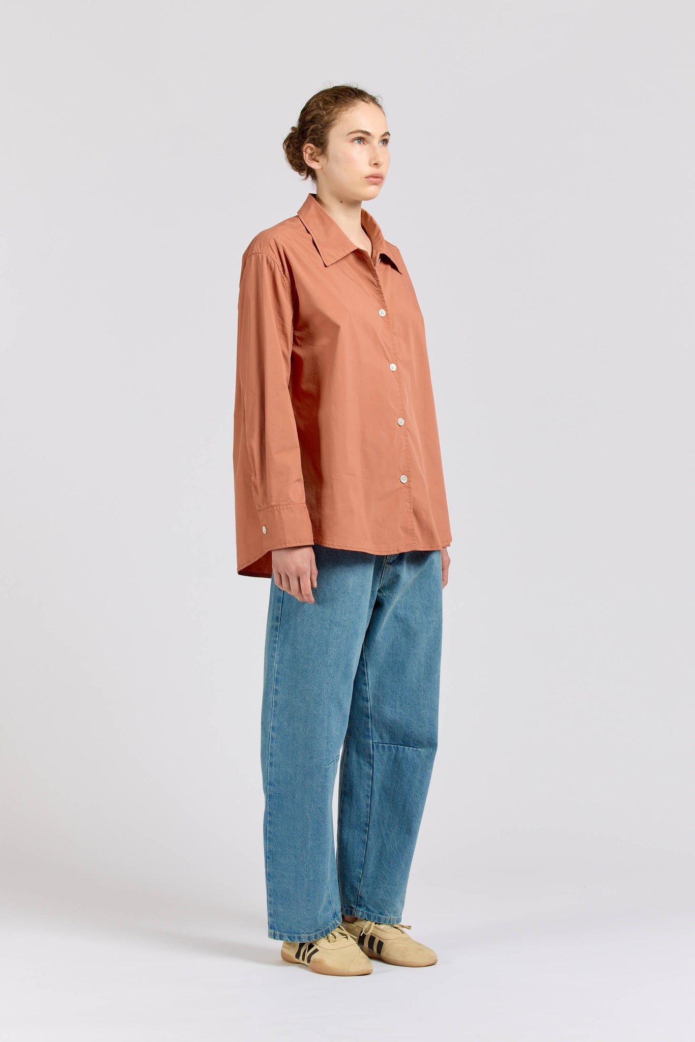 Maxi Shirt, Terracotta