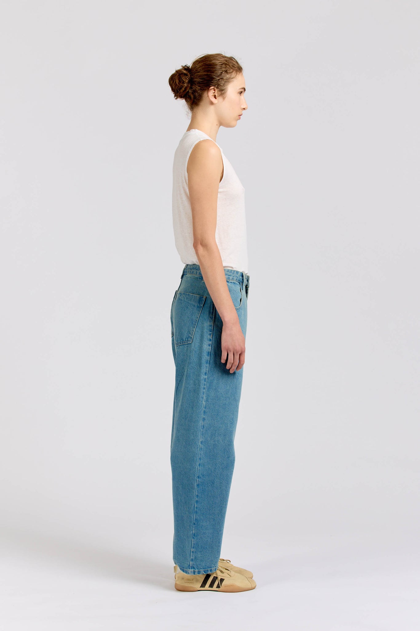 Tulip Selvedge Jean, Vintage Stonewash