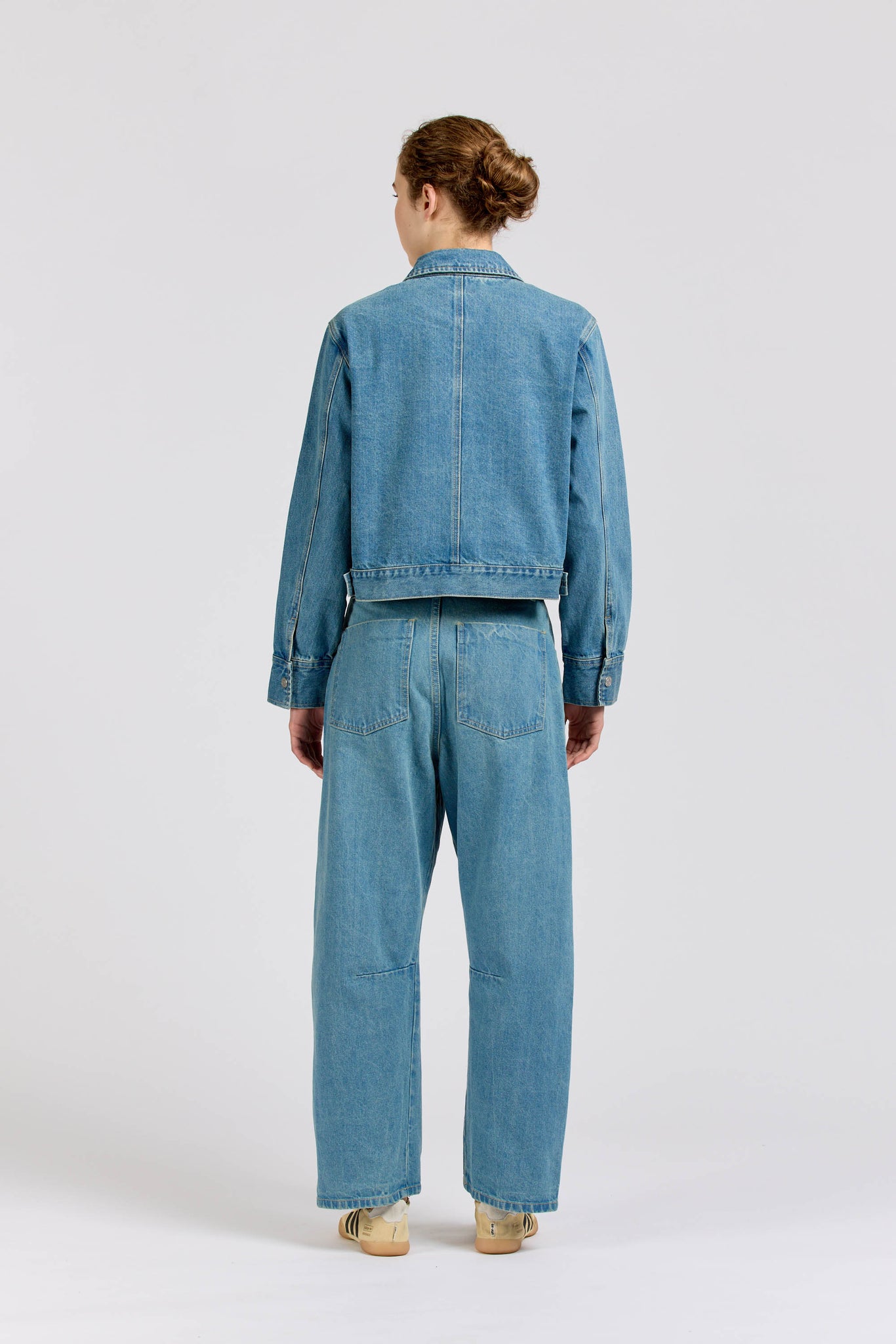 Zip Blouson, Selvedge Denim, Vintage Stonewash