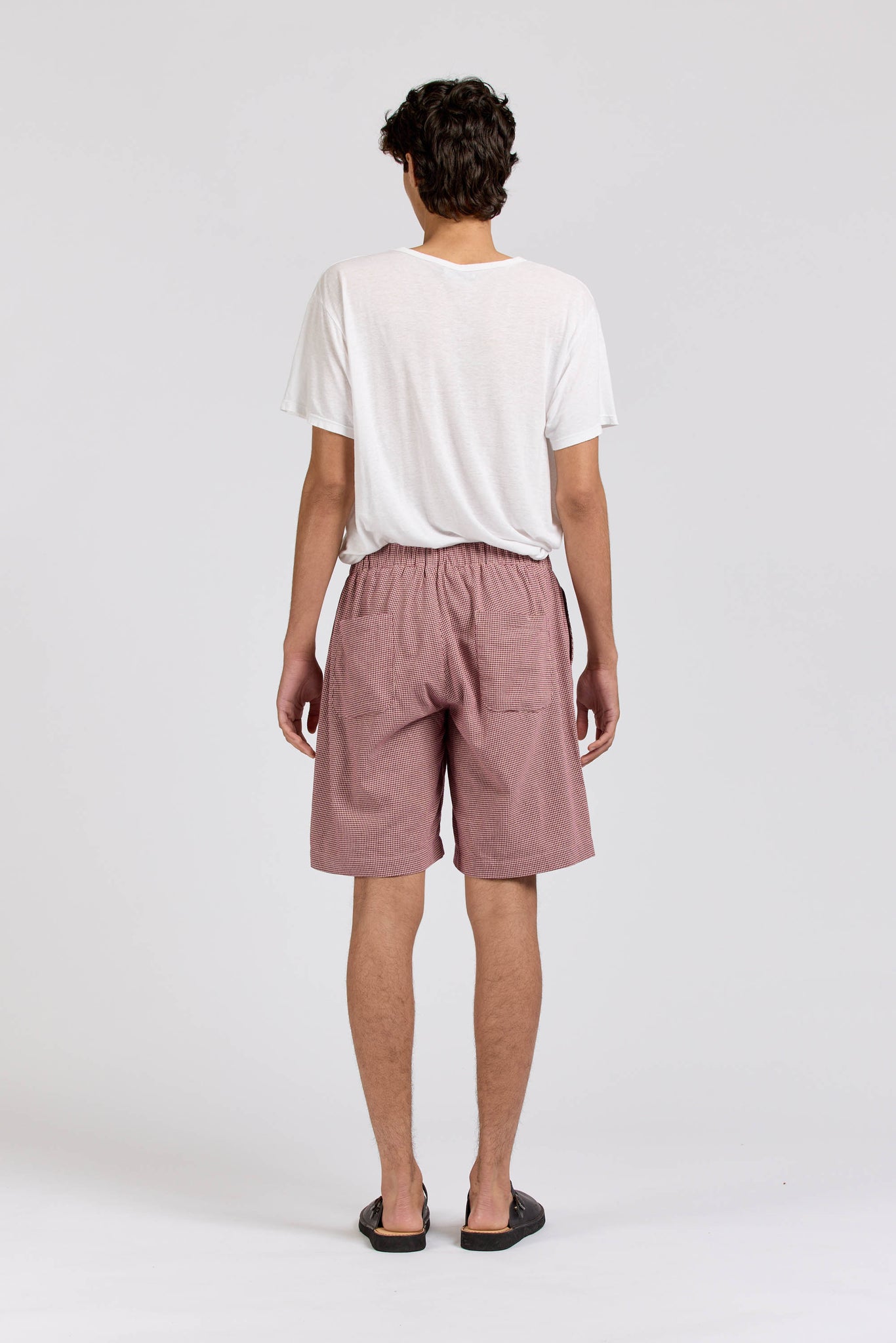 Long Circuit Shorts, Puppytooth, Ruby