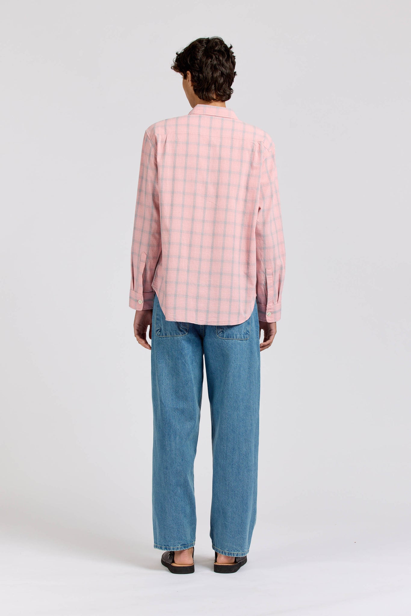 Men's Super Shirt, Check, Pink