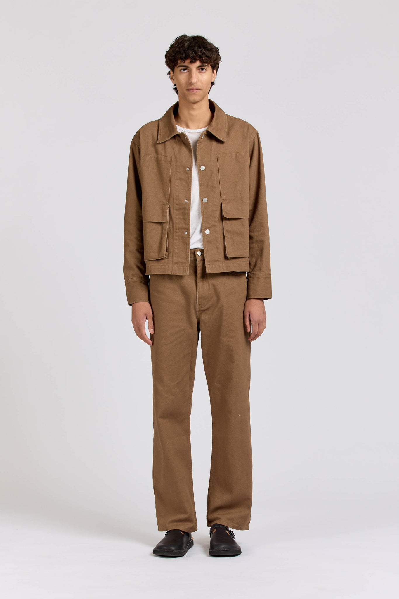 Yard Jacket, Heavy Twill, Coffee