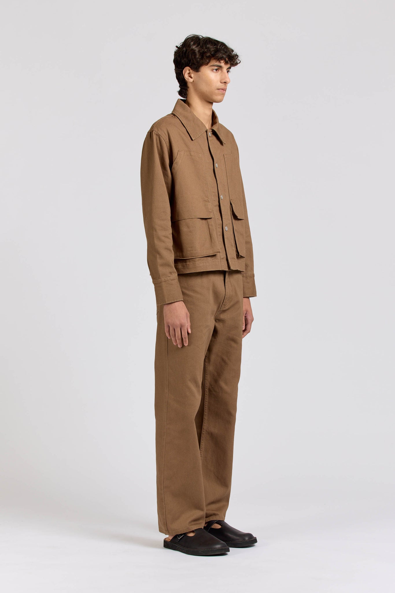 Yard Jacket, Heavy Twill, Coffee