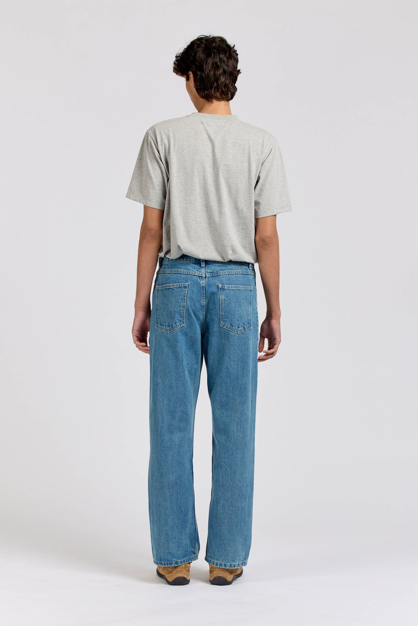 Range Straight Leg Jean, Selvedge Stone Wash
