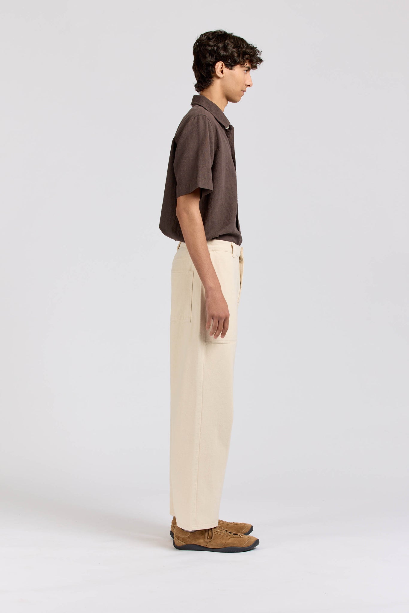 Wide Pant, Heavy Twill, Natural