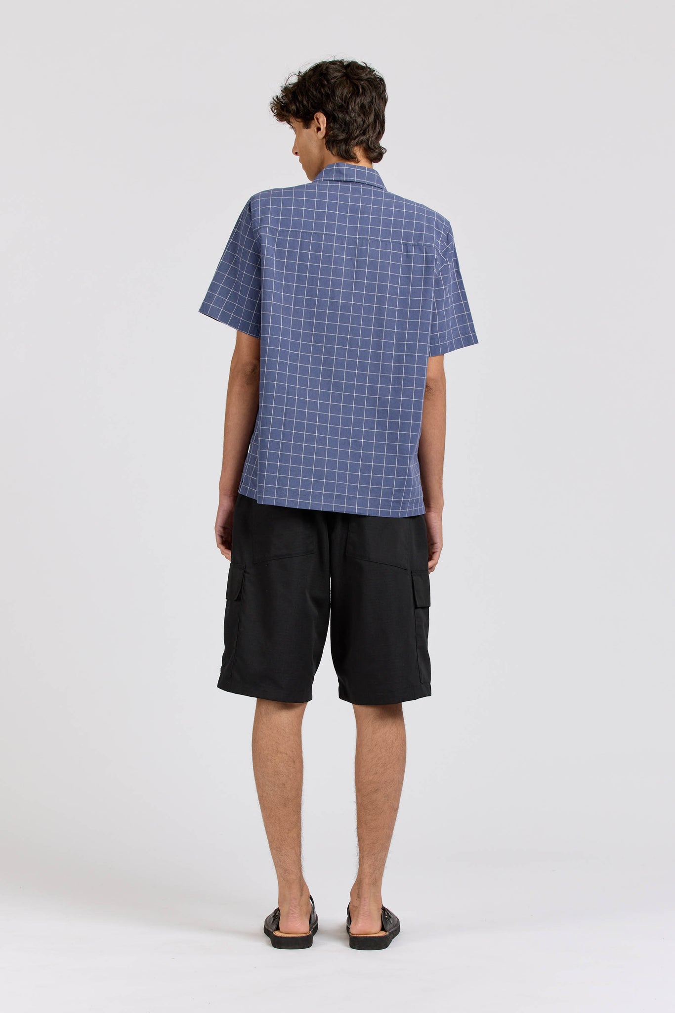 Box Shirt Short Sleeve, Square Check