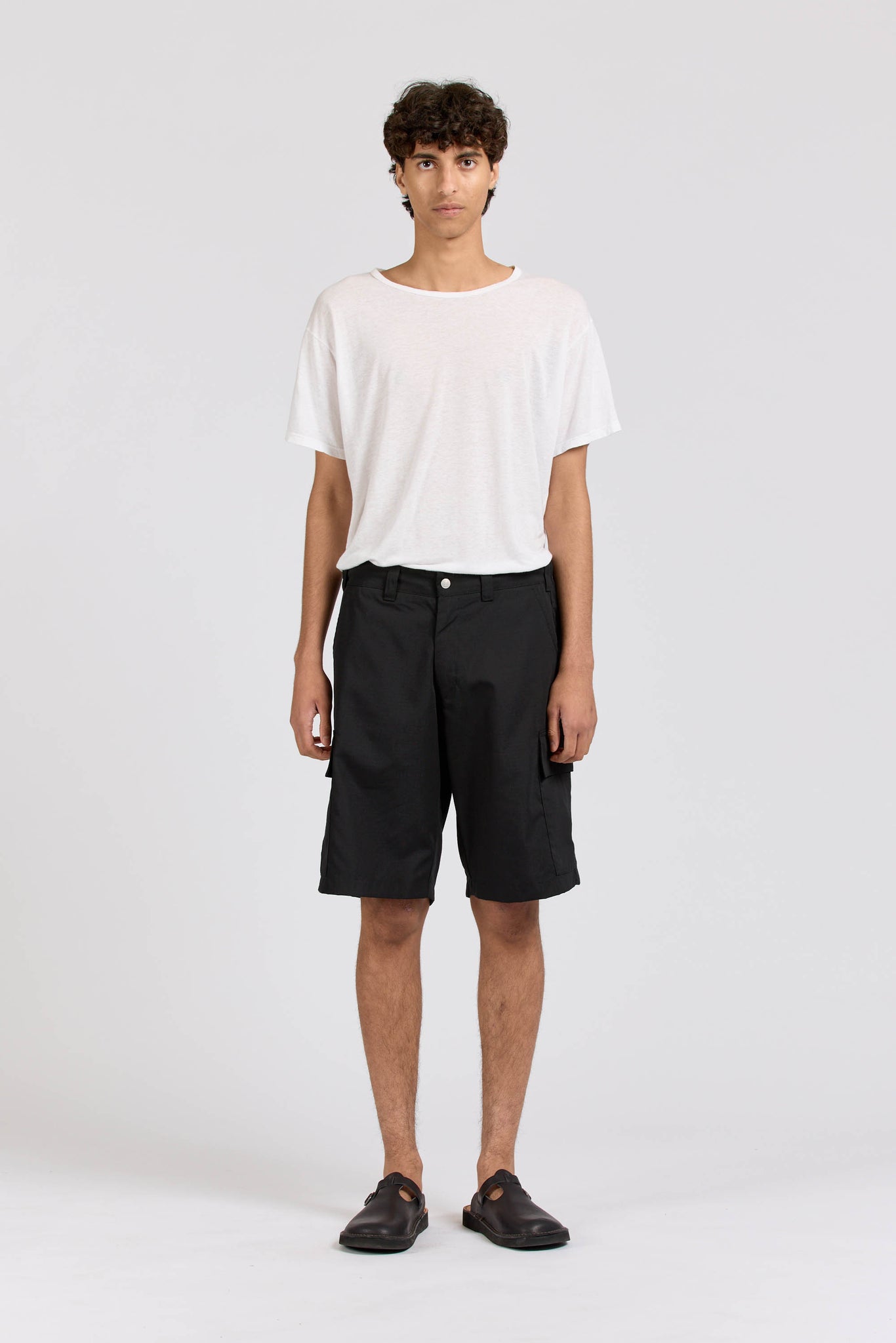 Cargo Shorts, Ripstop, Black