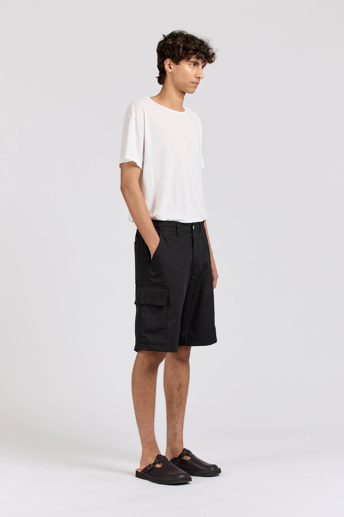 Cargo Shorts, Ripstop, Black