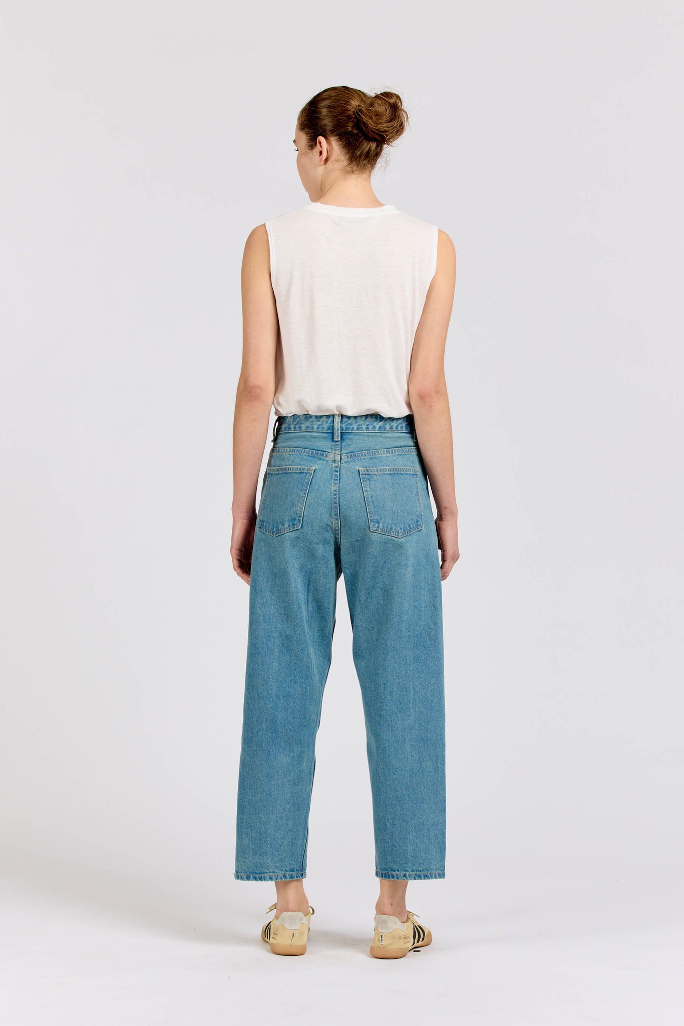 Tapered Crop Jean, Vintage Stonewash