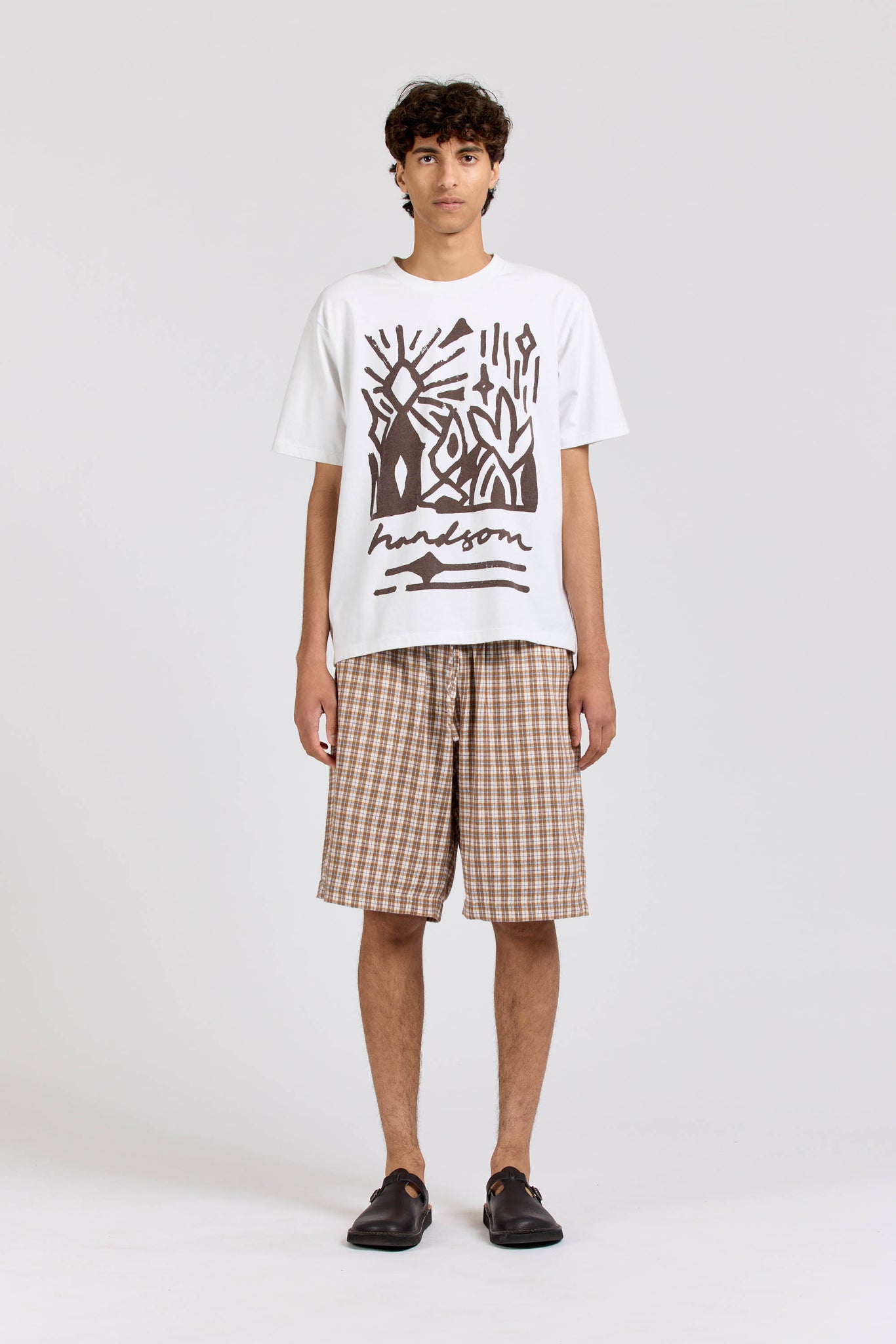 Handsom Frame Tee, Espresso Print