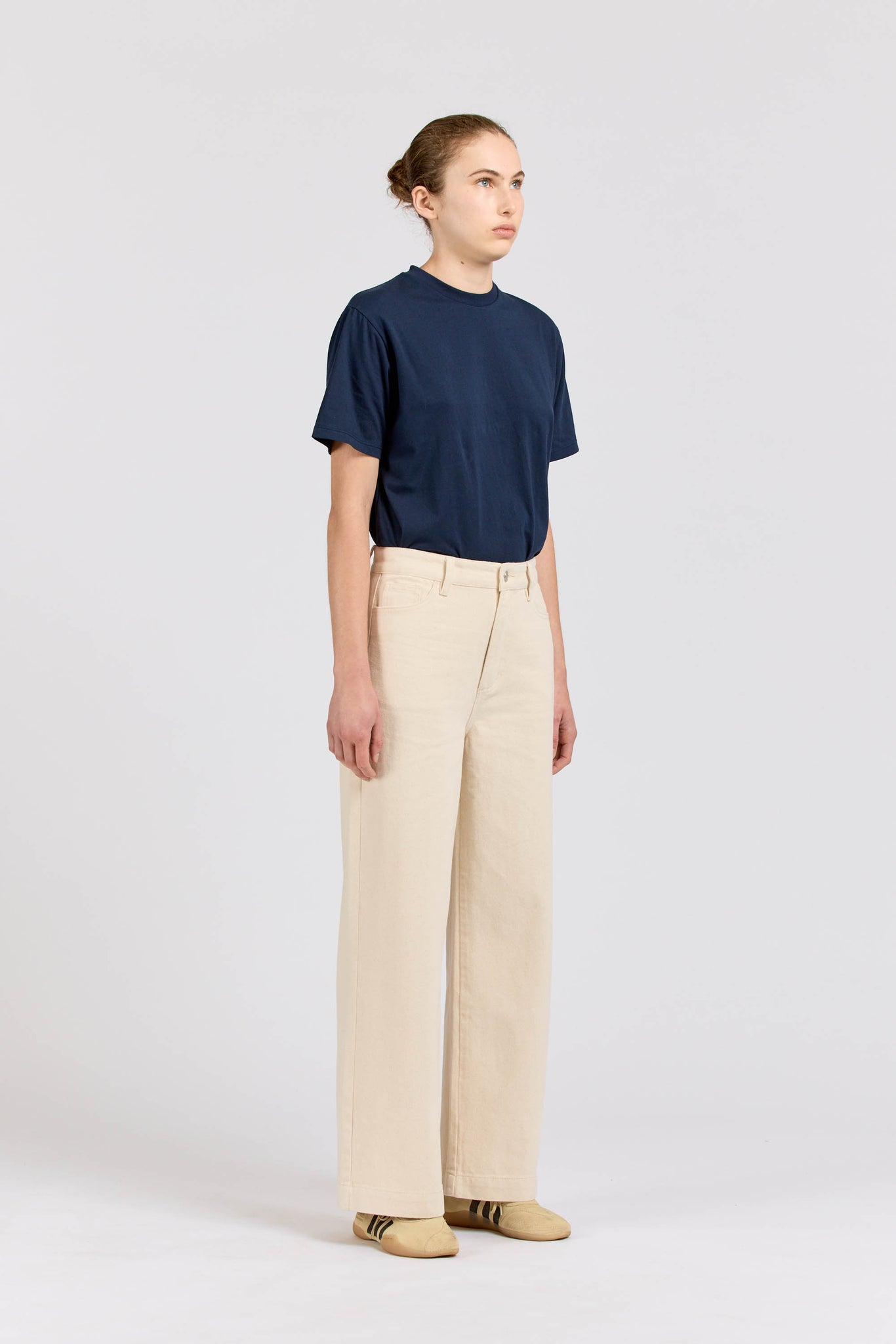 Women's Wide Leg Jean, Natural