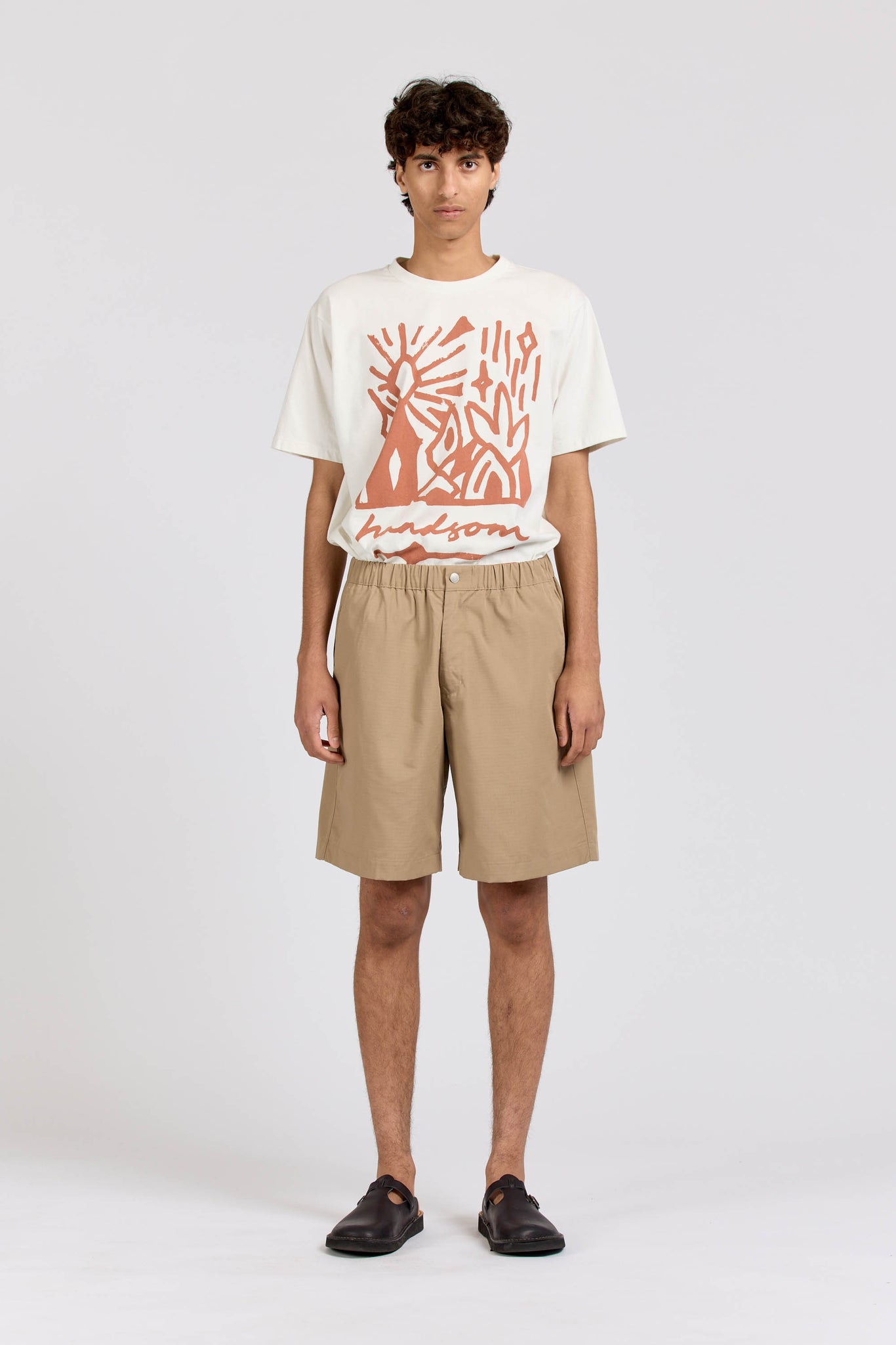 Circuit Shorts, Ripstop, Beige