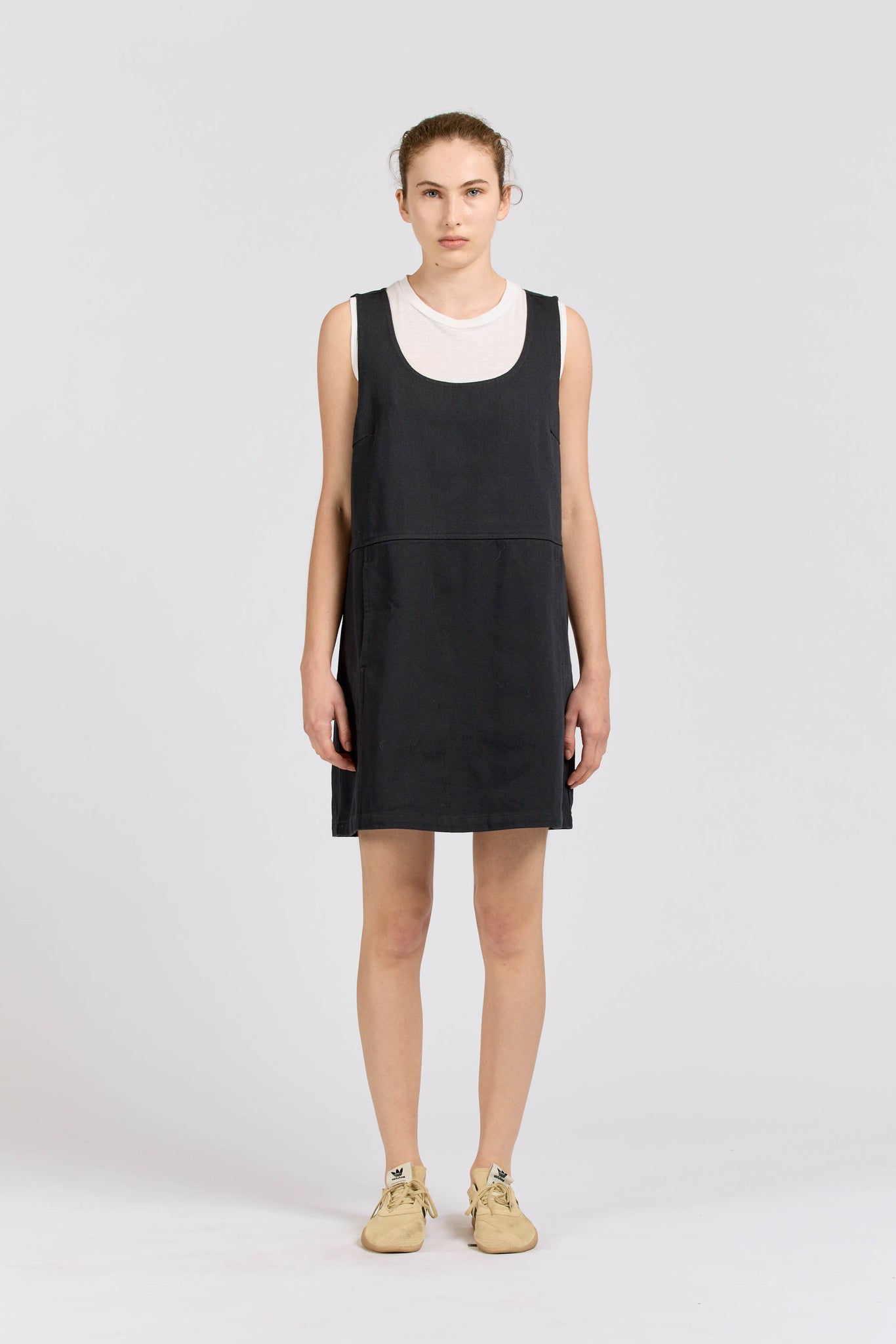 Shell Dress Mini, Asphalt
