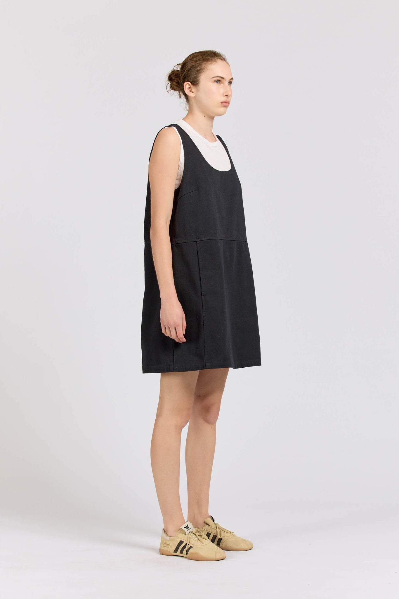 Shell Dress Mini, Asphalt