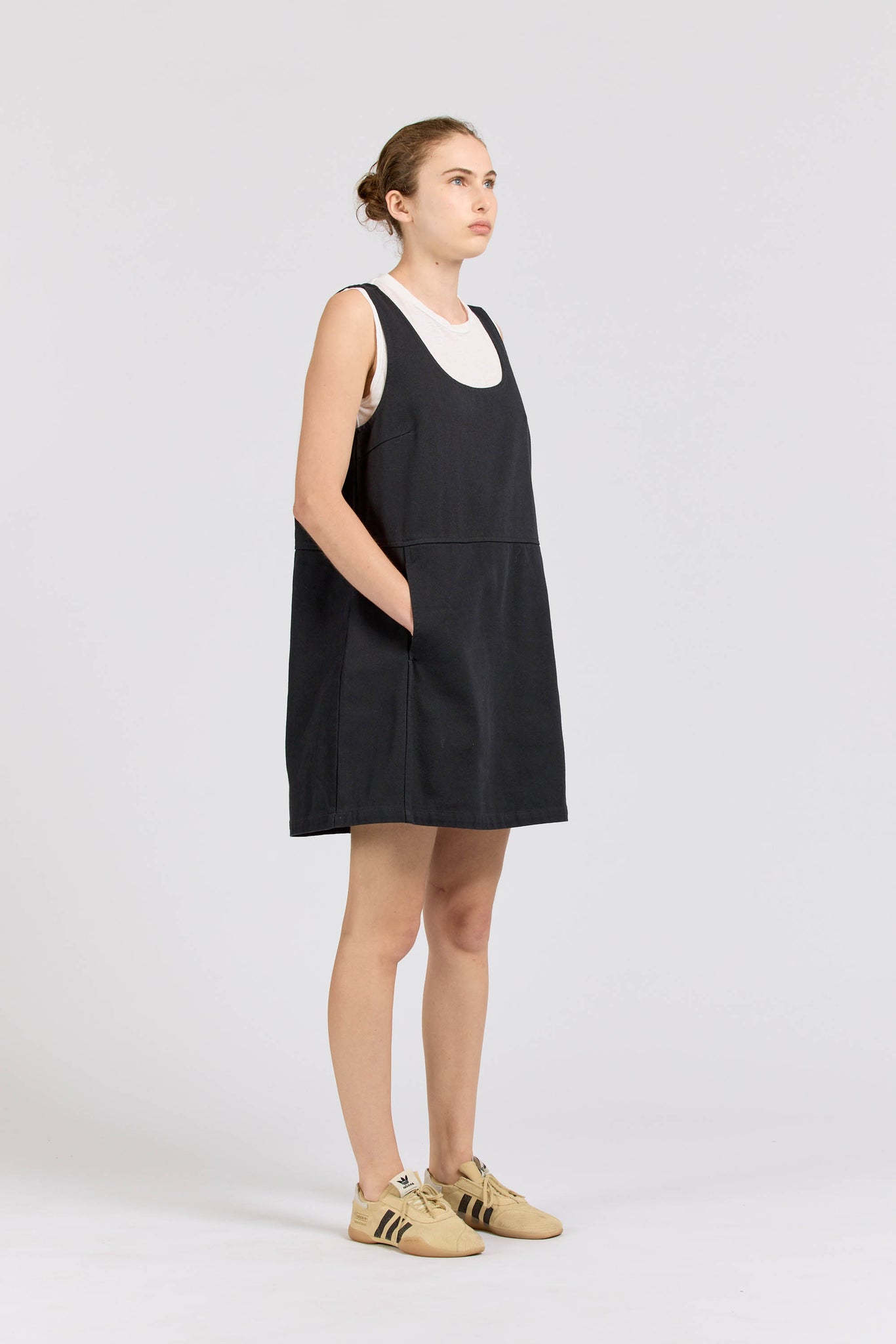 Shell Dress Mini, Asphalt