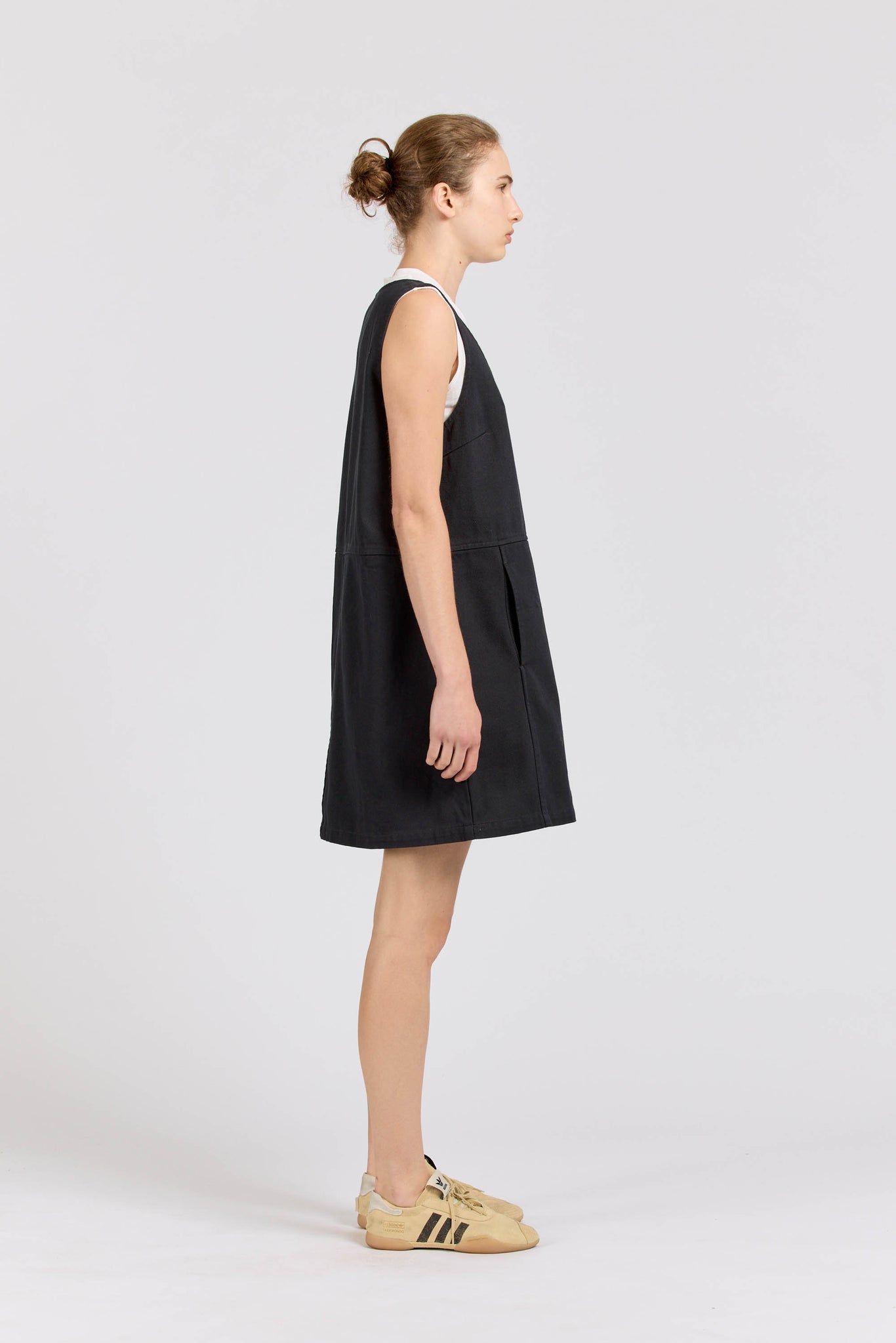 Shell Dress Mini, Asphalt