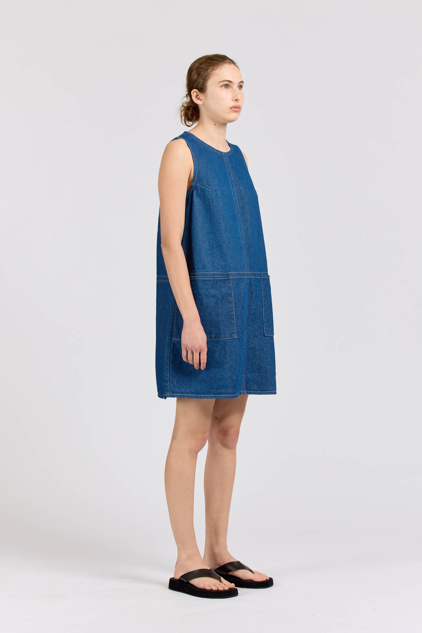 Denim Edge Dress