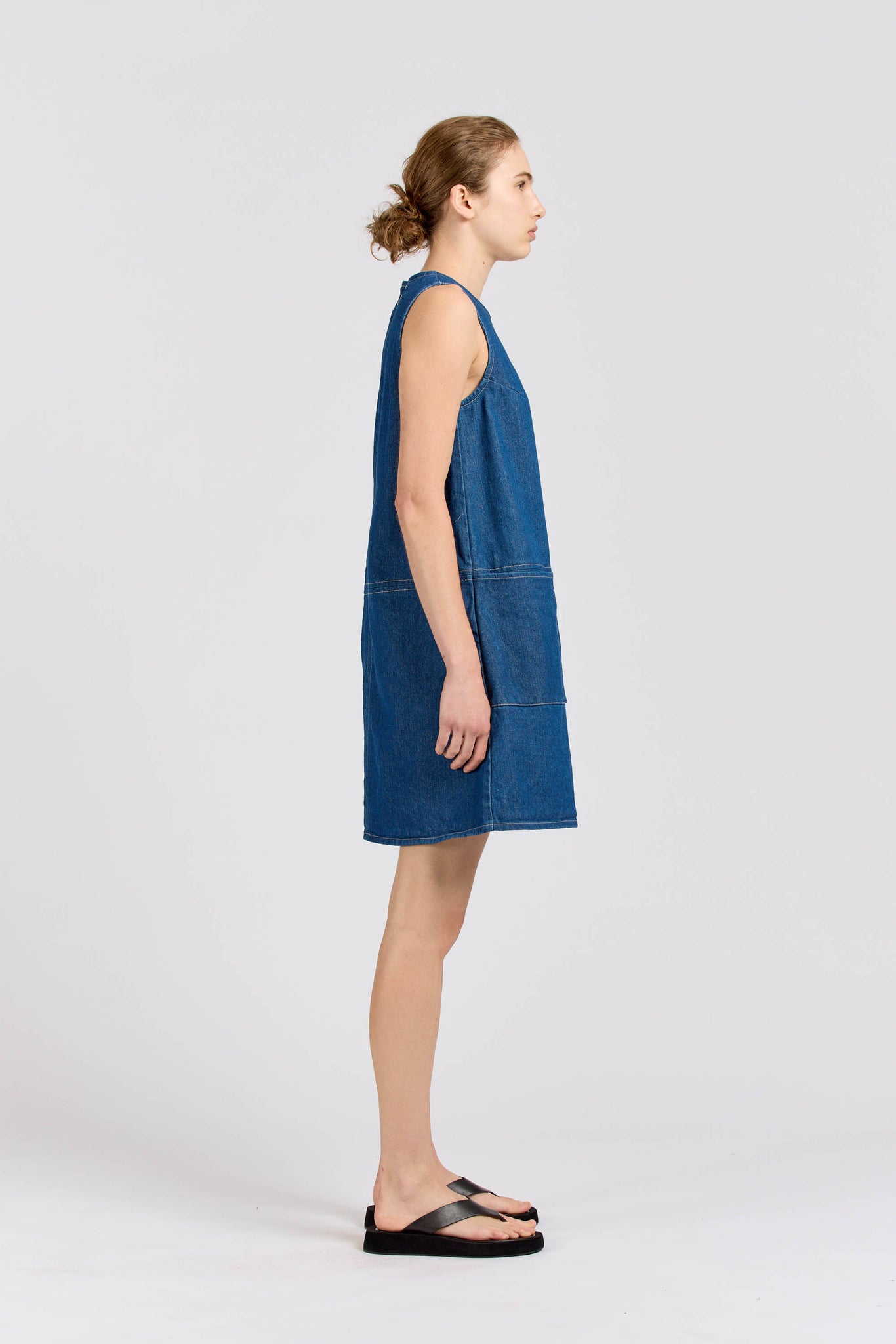 Denim Edge Dress