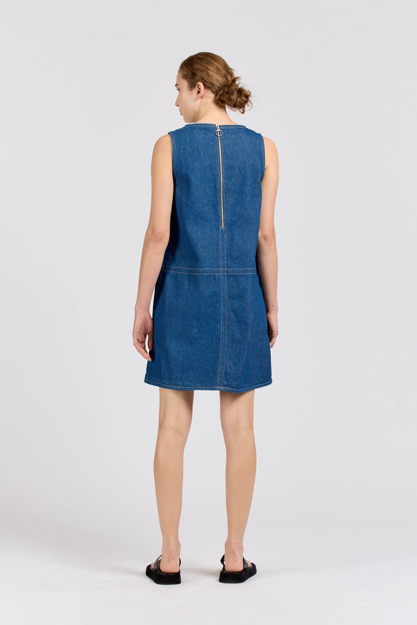 Denim Edge Dress