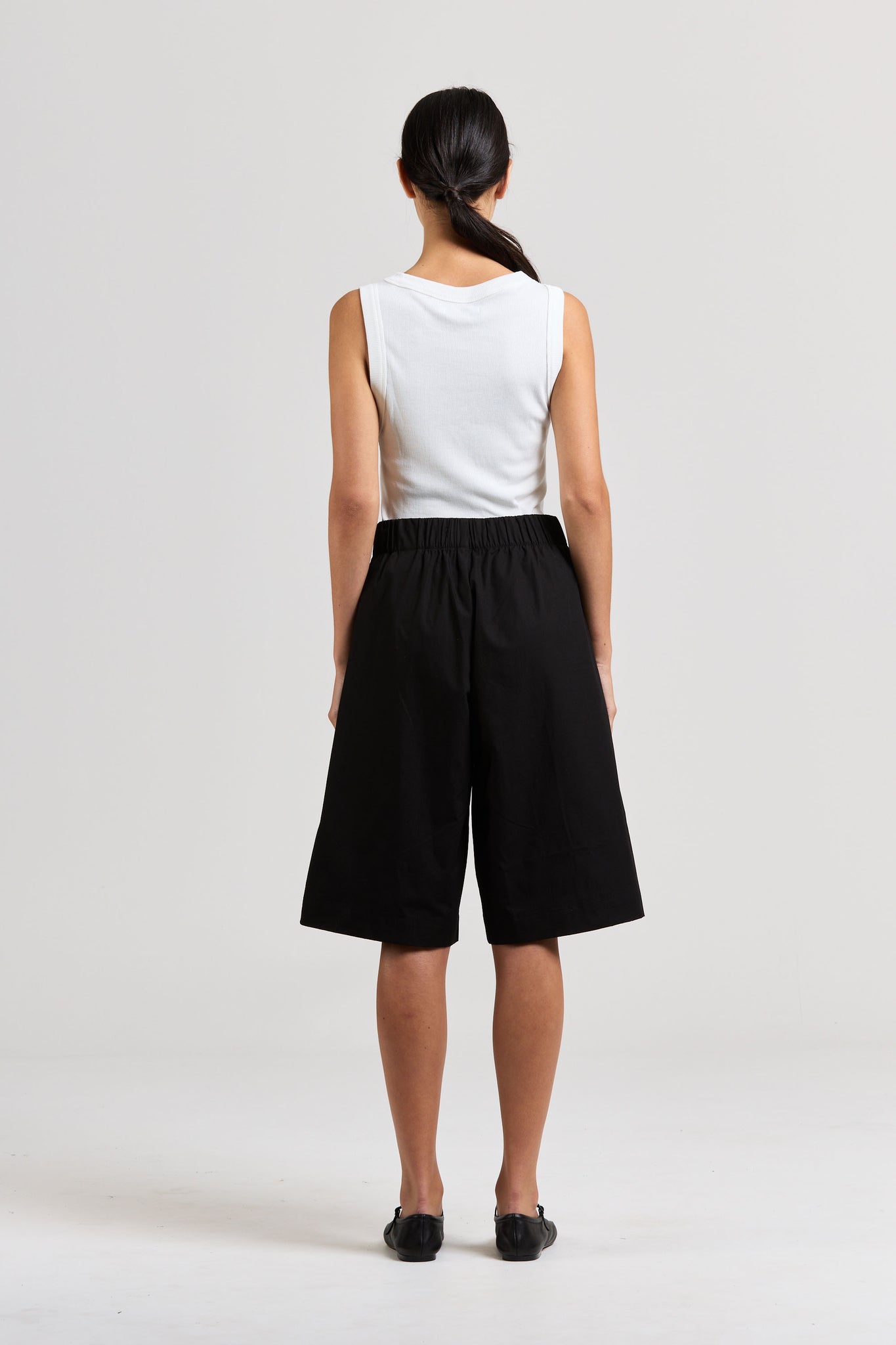 Long Soda Short, Poplin, Black