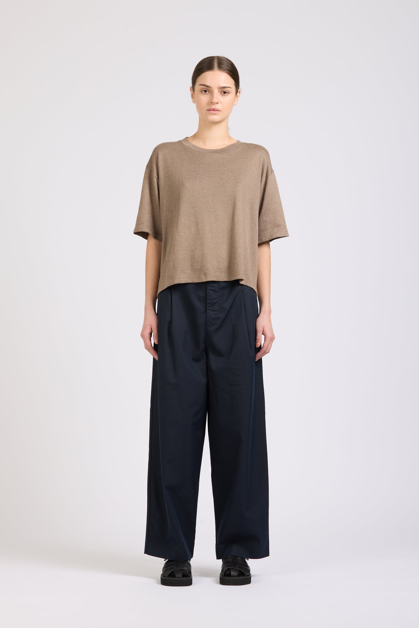 Bug Tee, Linen Cotton, Mushroom
