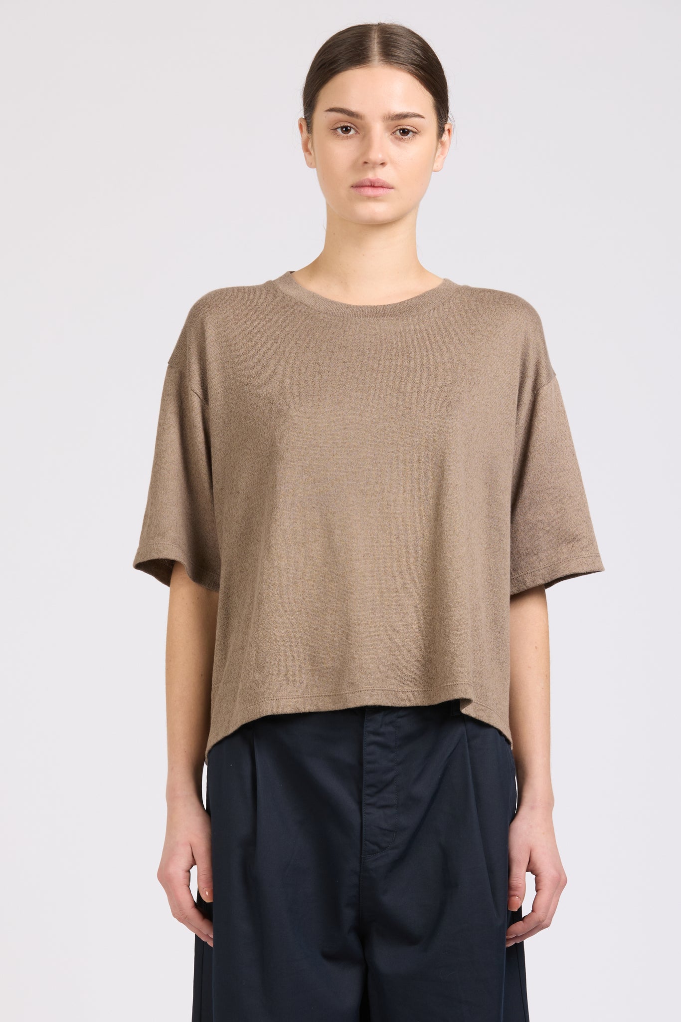 Bug Tee, Linen Cotton, Mushroom