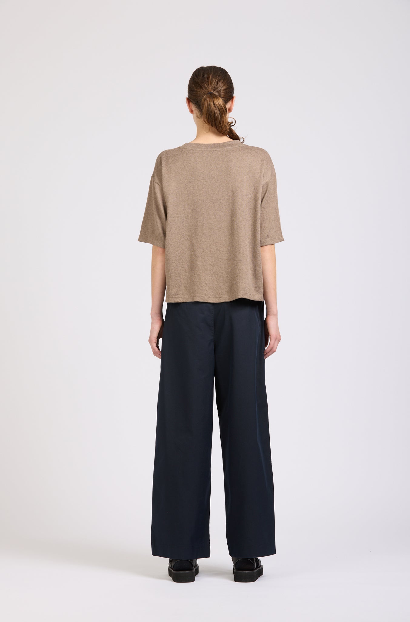 Bug Tee, Linen Cotton, Mushroom