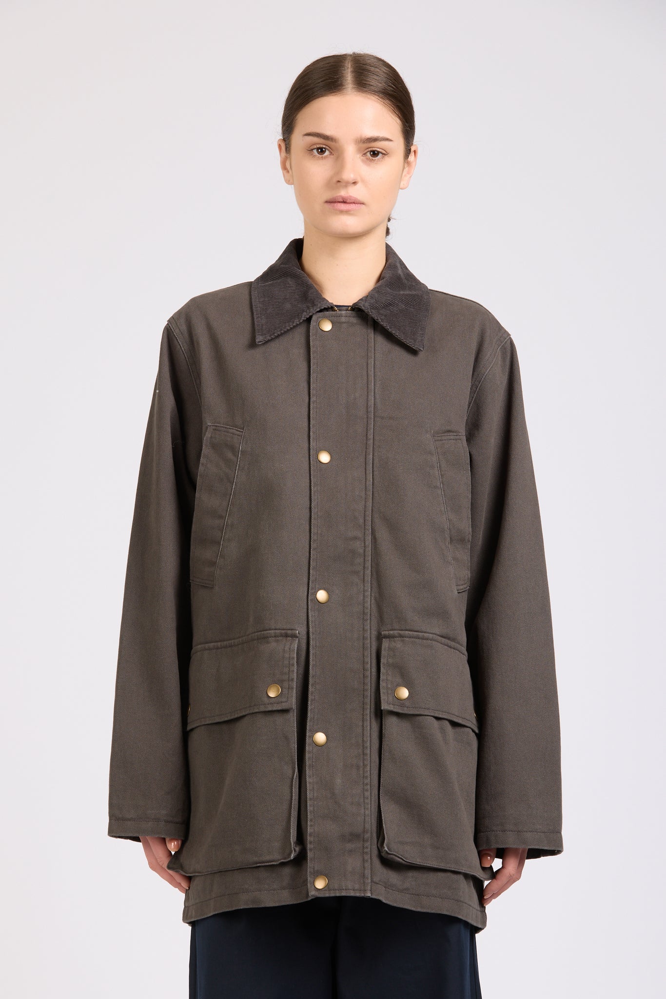 Poacher's Jacket, Heavy Twill, Asphalt
