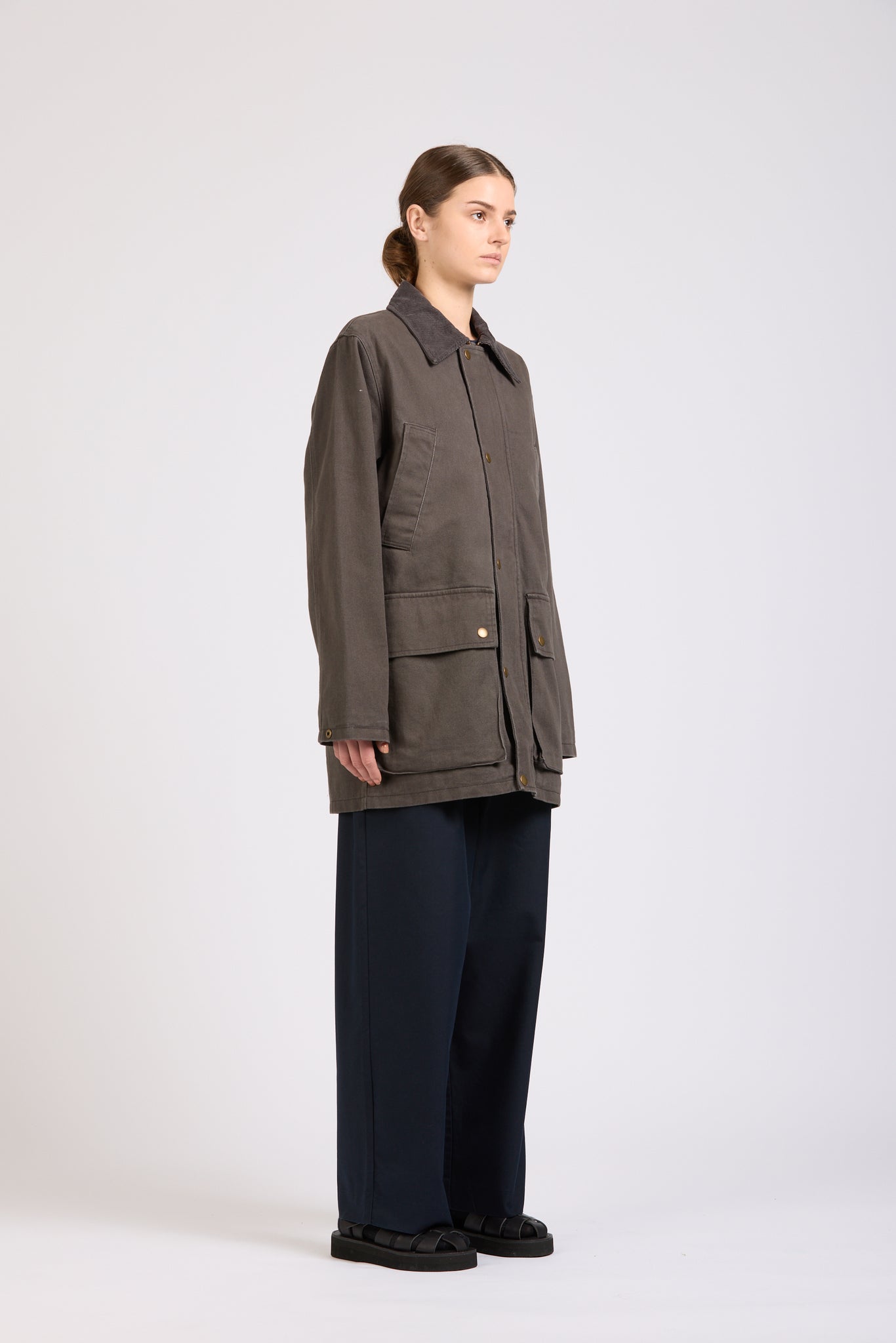 Poacher's Jacket, Heavy Twill, Asphalt