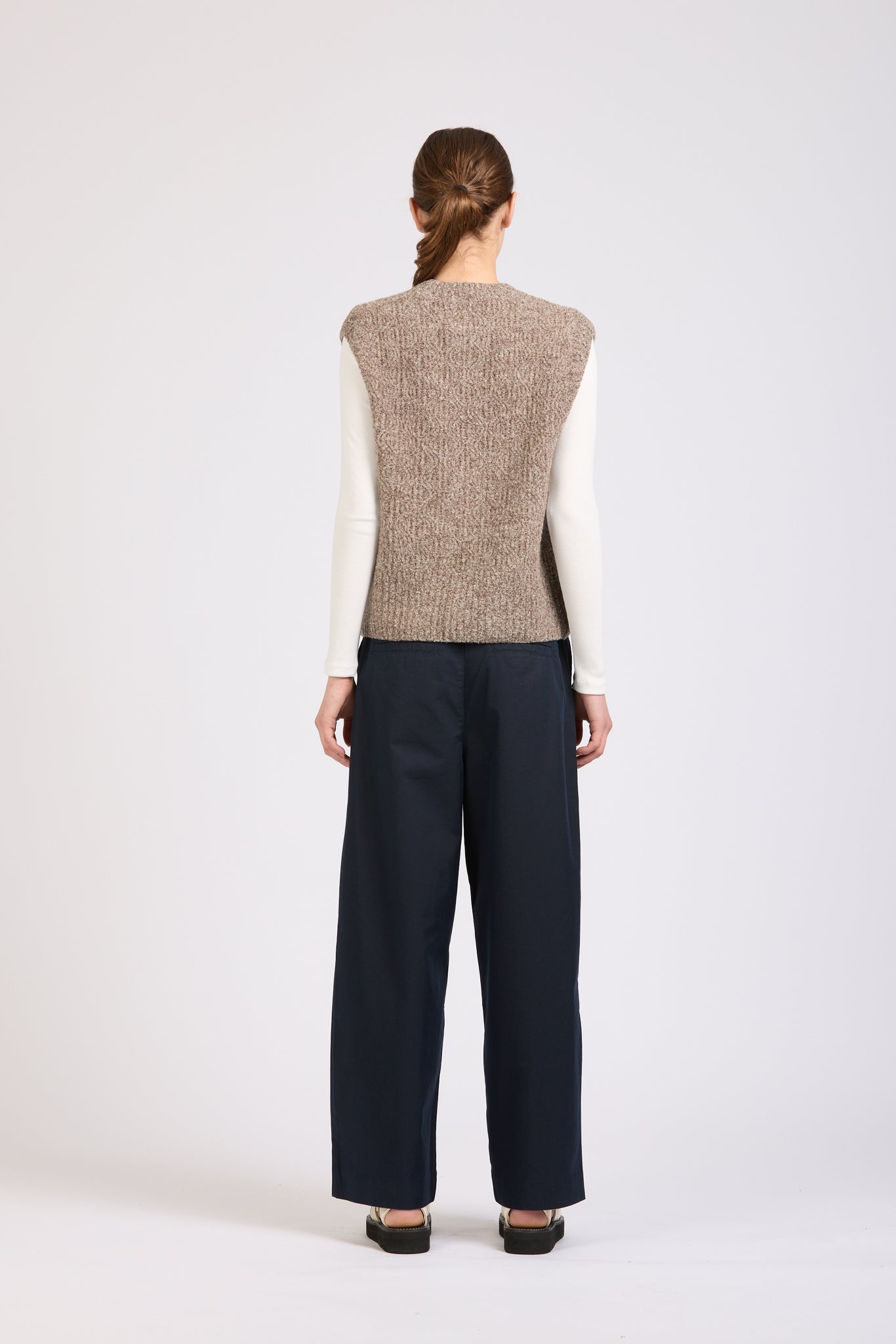 Club Alpaca Vest, Hazel