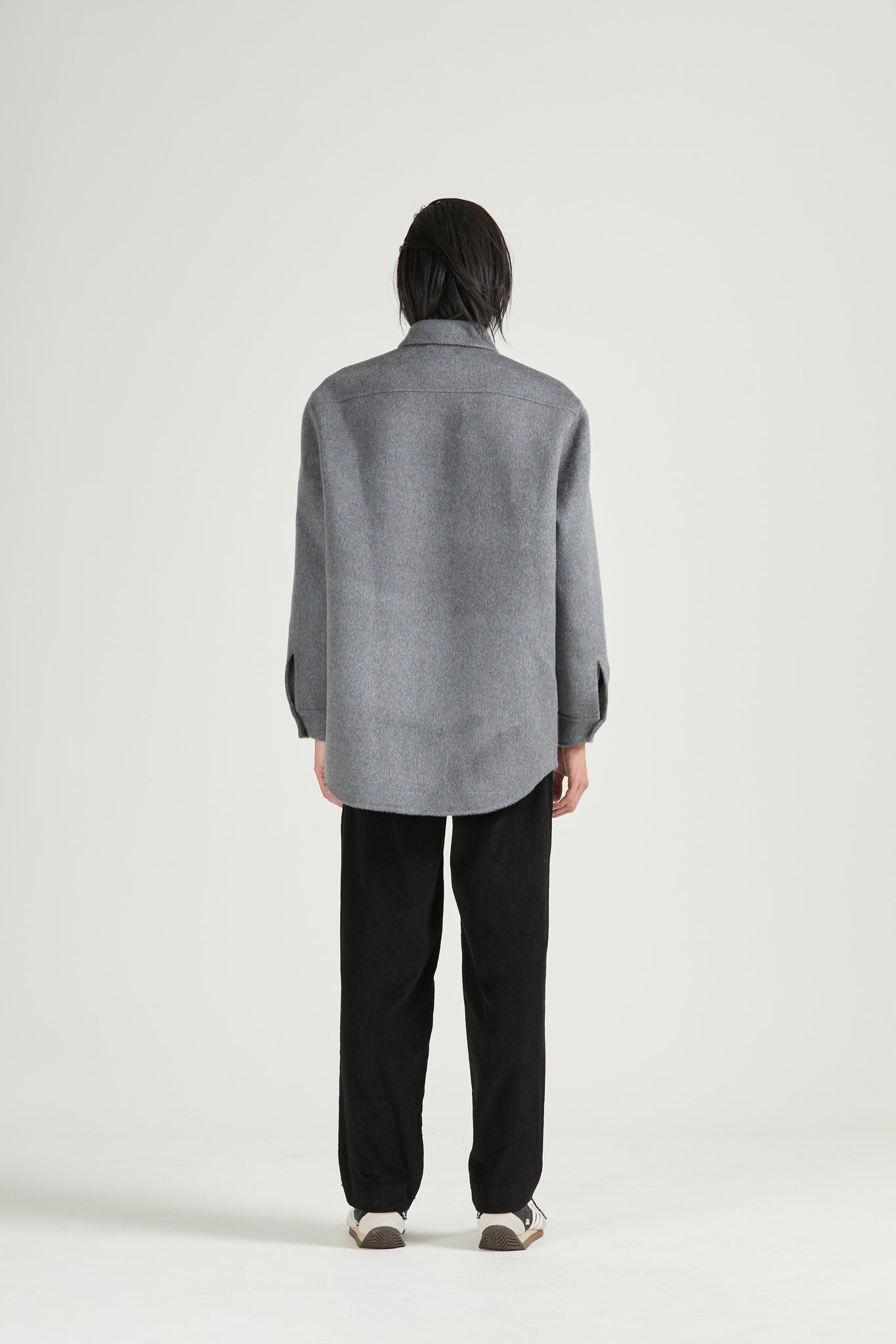 Wool Overshirt, Rainbow Grey