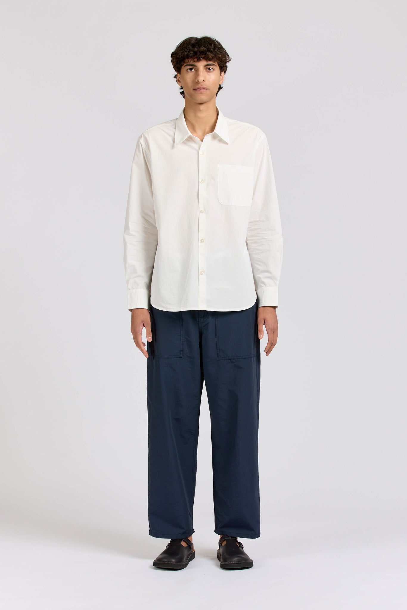 Men's Super Shirt, Poplin, White