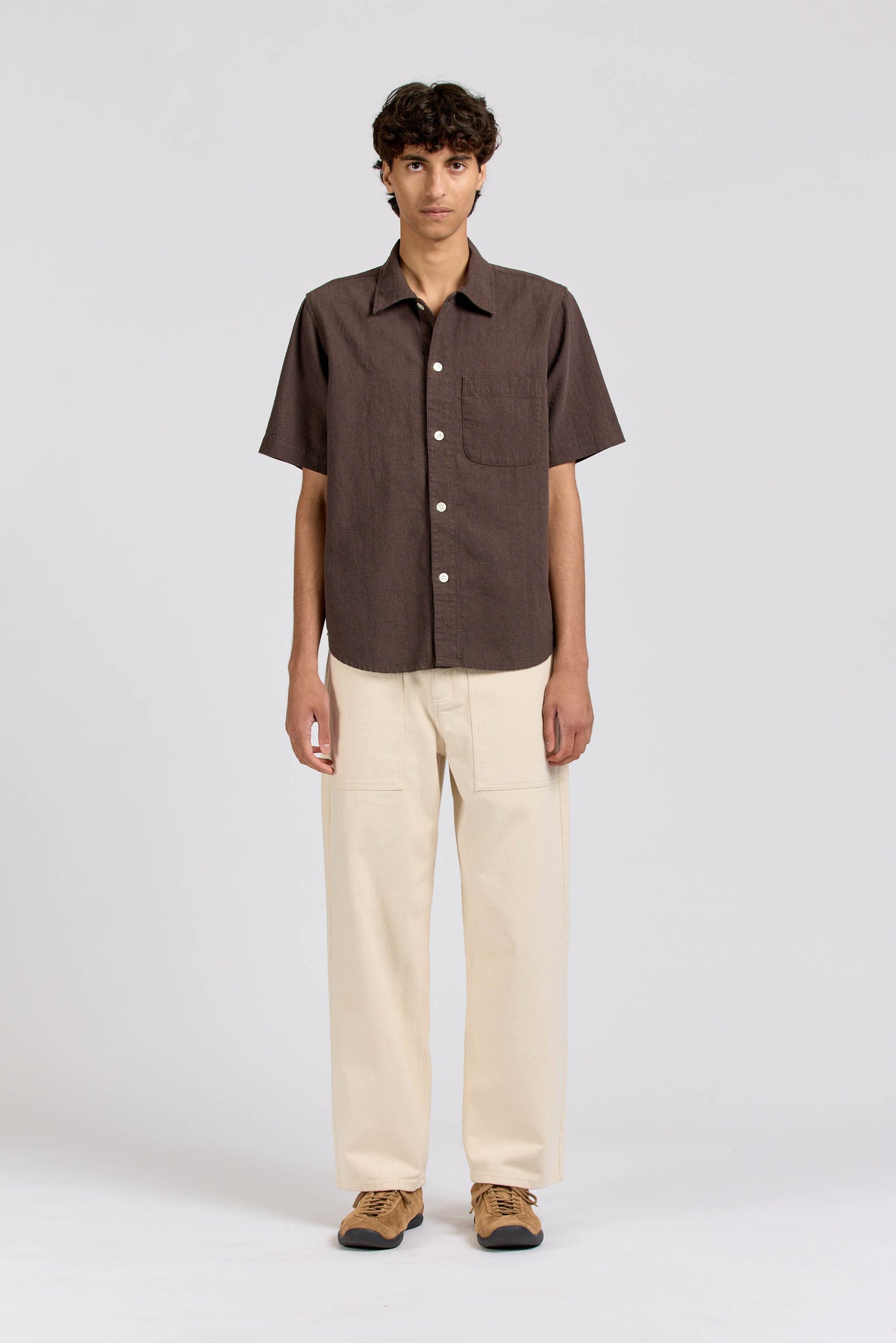 Wide Pant, Heavy Twill, Natural