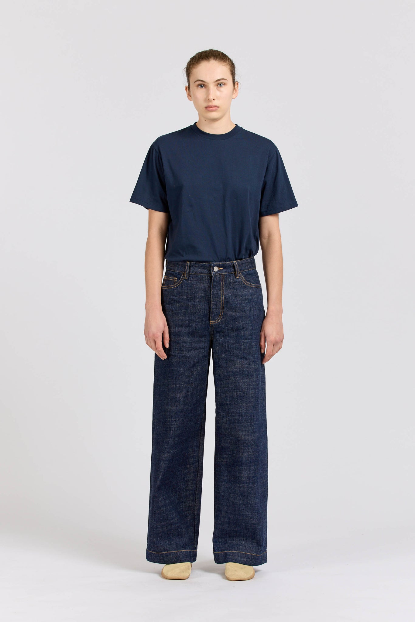 Women's Wide Selvedge Jean, Indigo