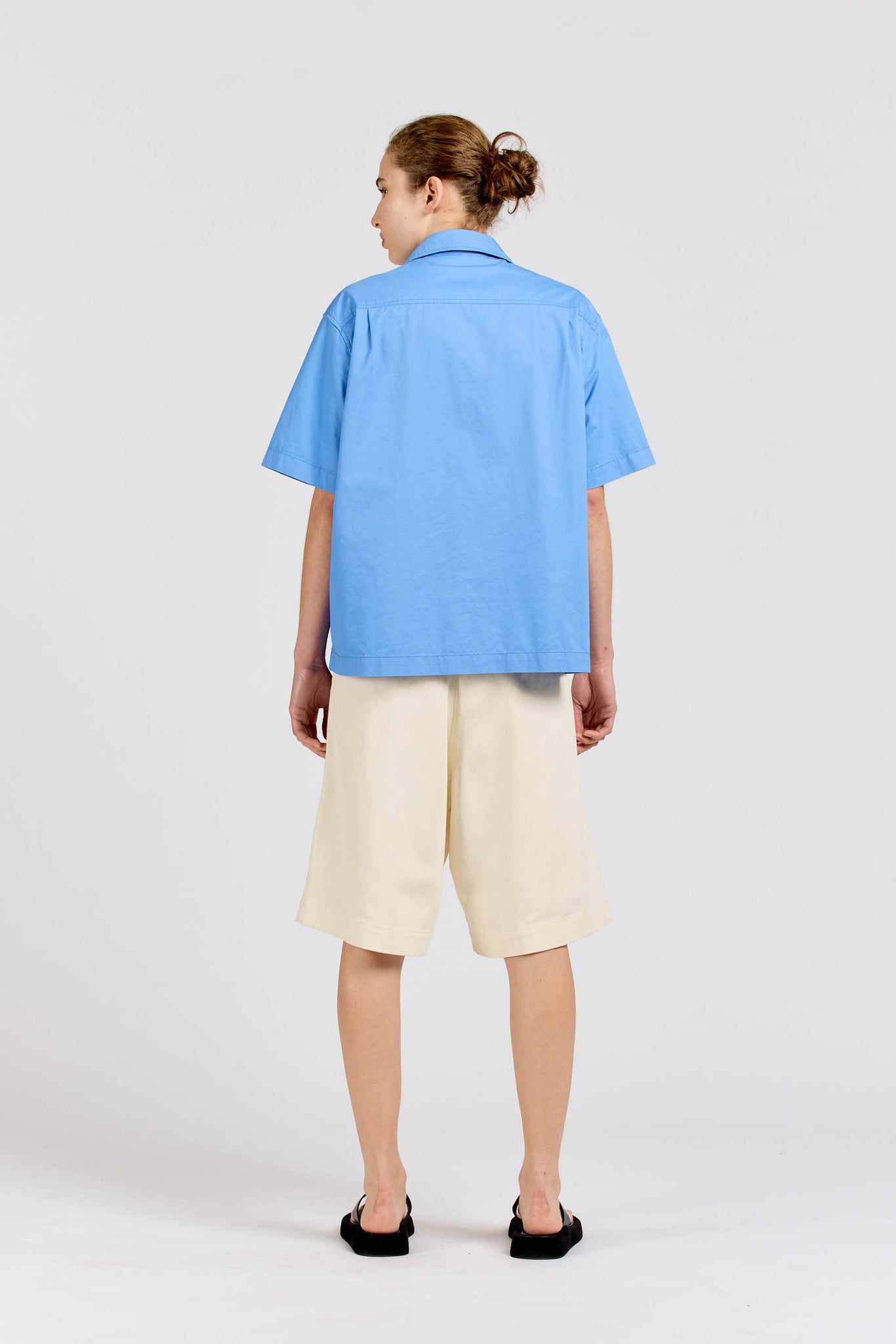 Maxi Shirt Short Sleeve, Sky Blue