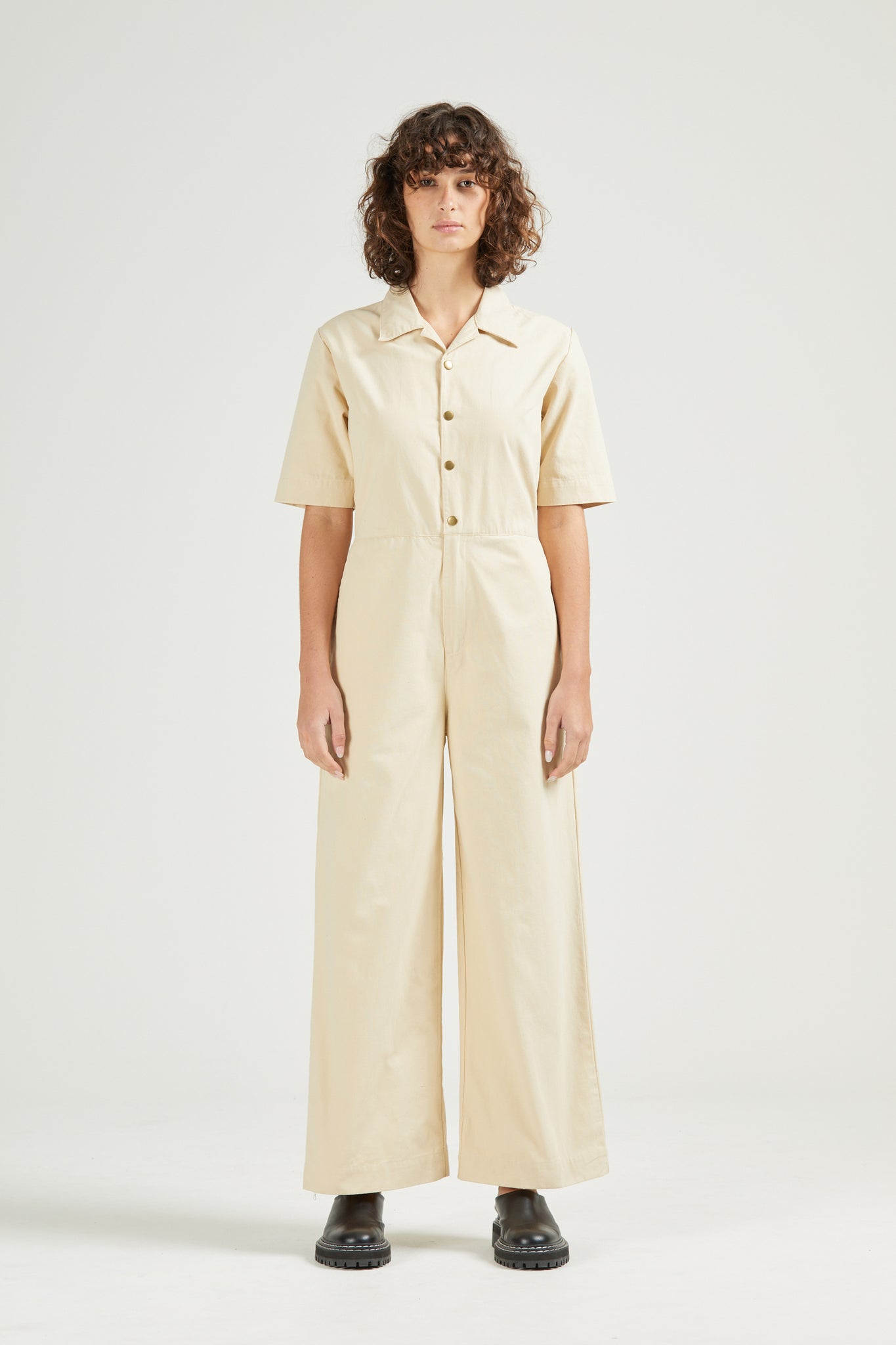 Aspect Jumpsuit, Ecru