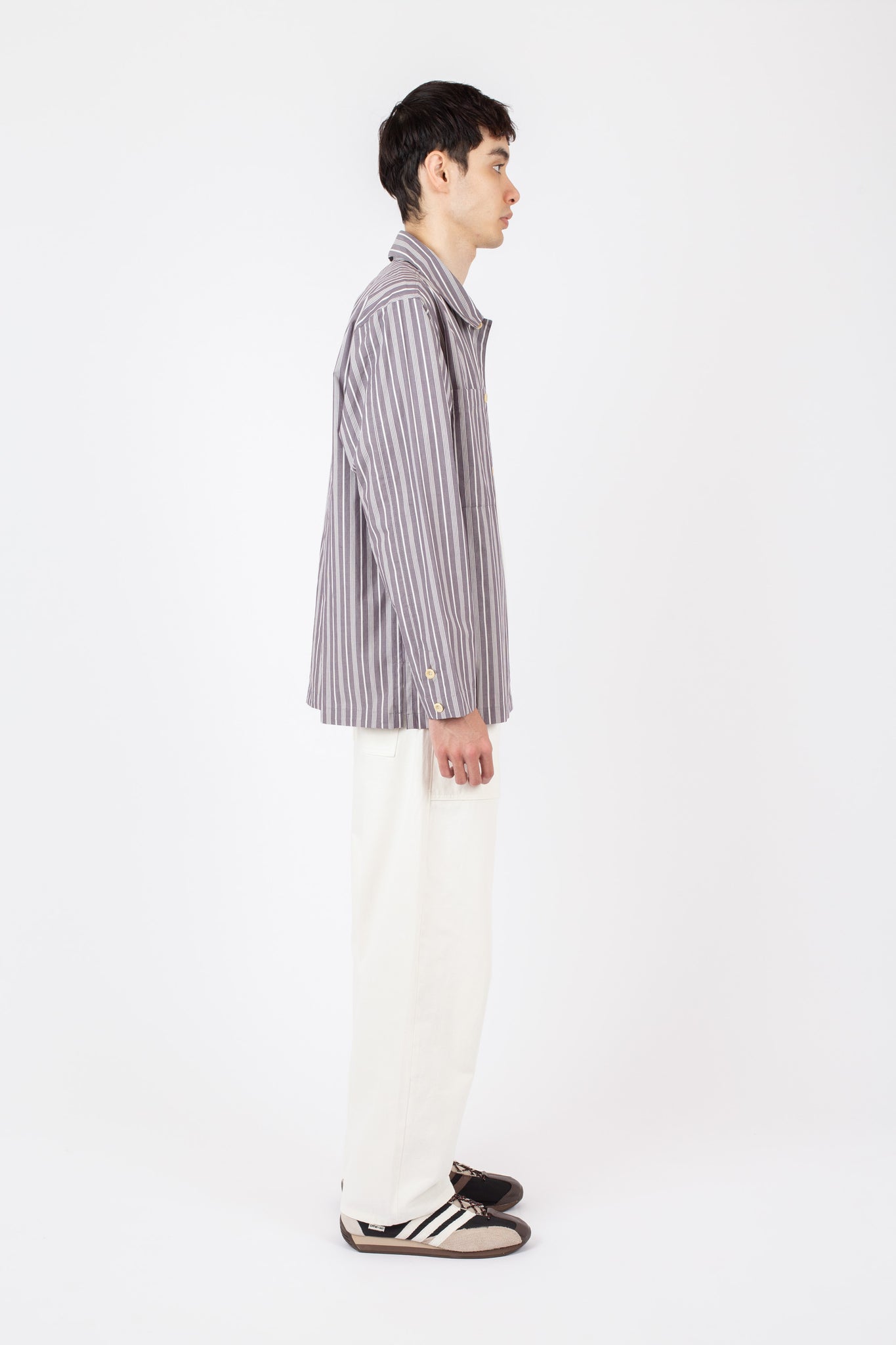 PJ Shirt LS, Stripe