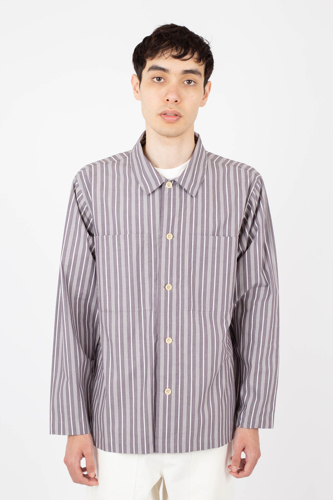 PJ Shirt LS, Stripe