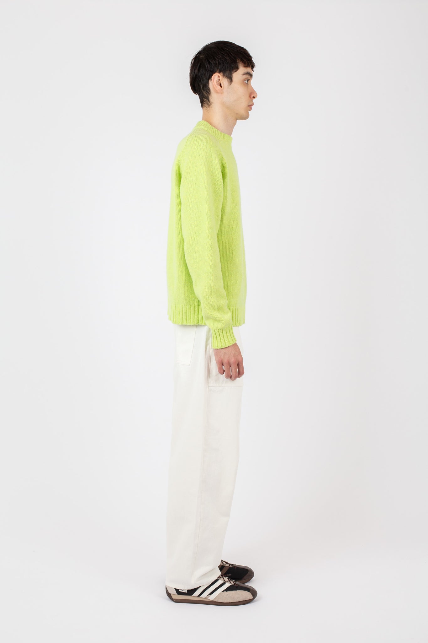 Chunky Crew Knit, Lime