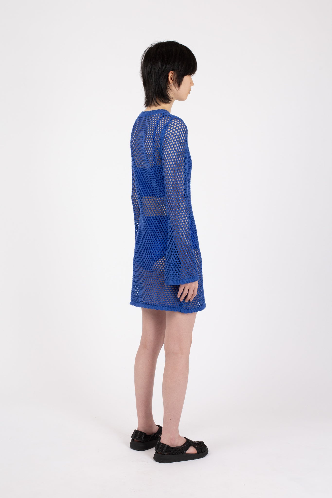 Crochet Dress, Cobalt