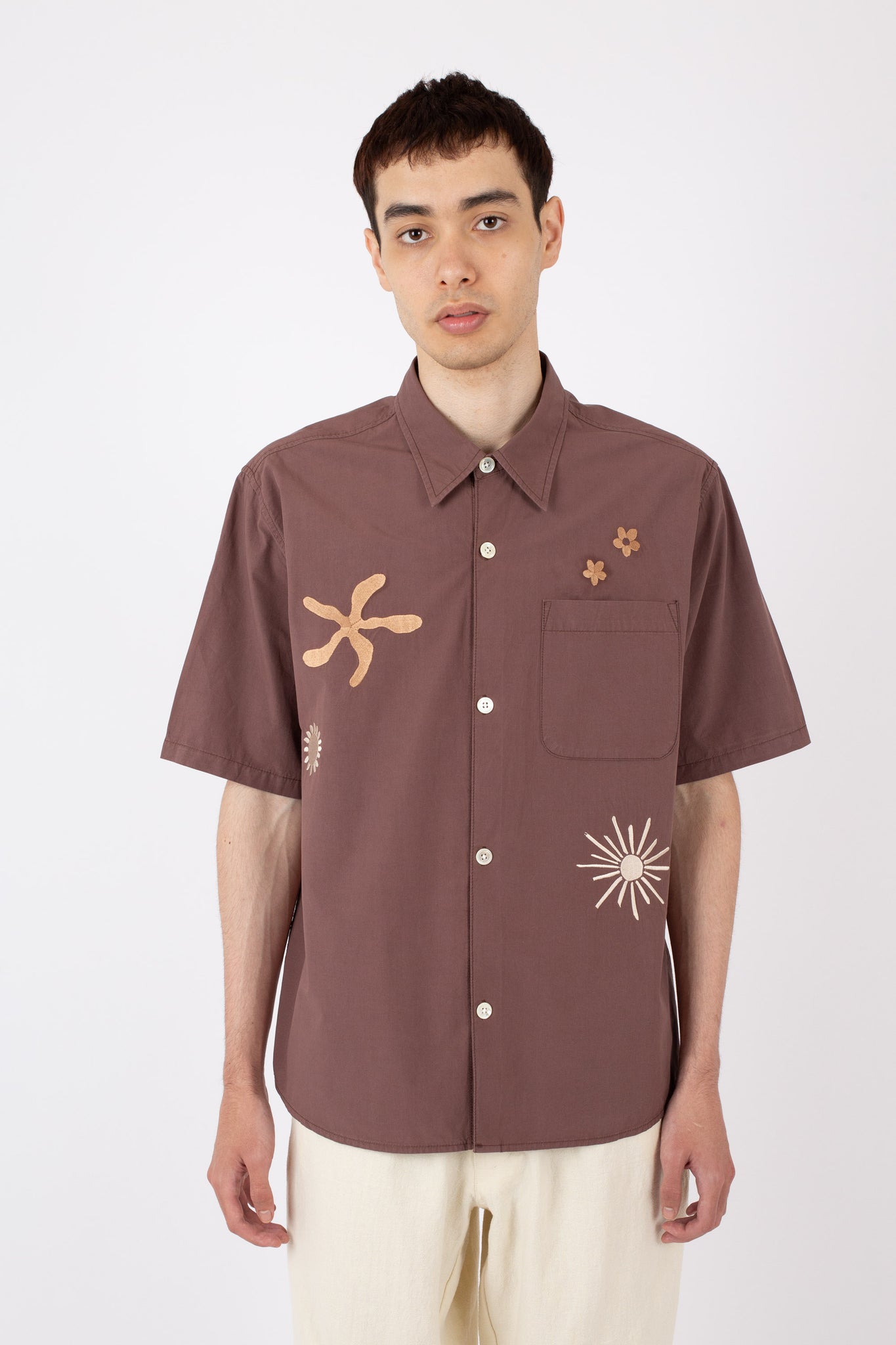 Men's Sol Shirt EMB, Earth