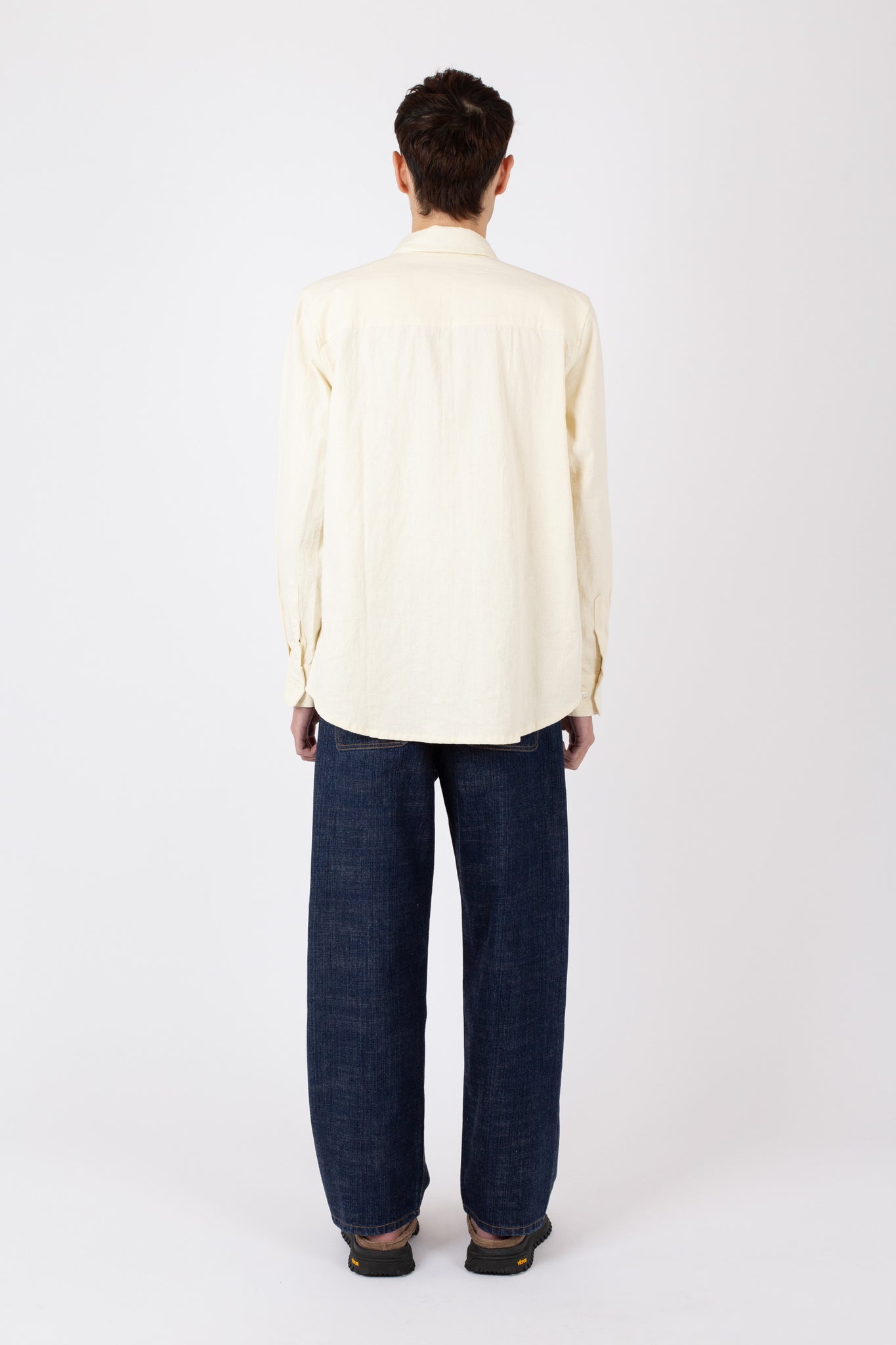 Curve Shirt, Hachiko, Ecru