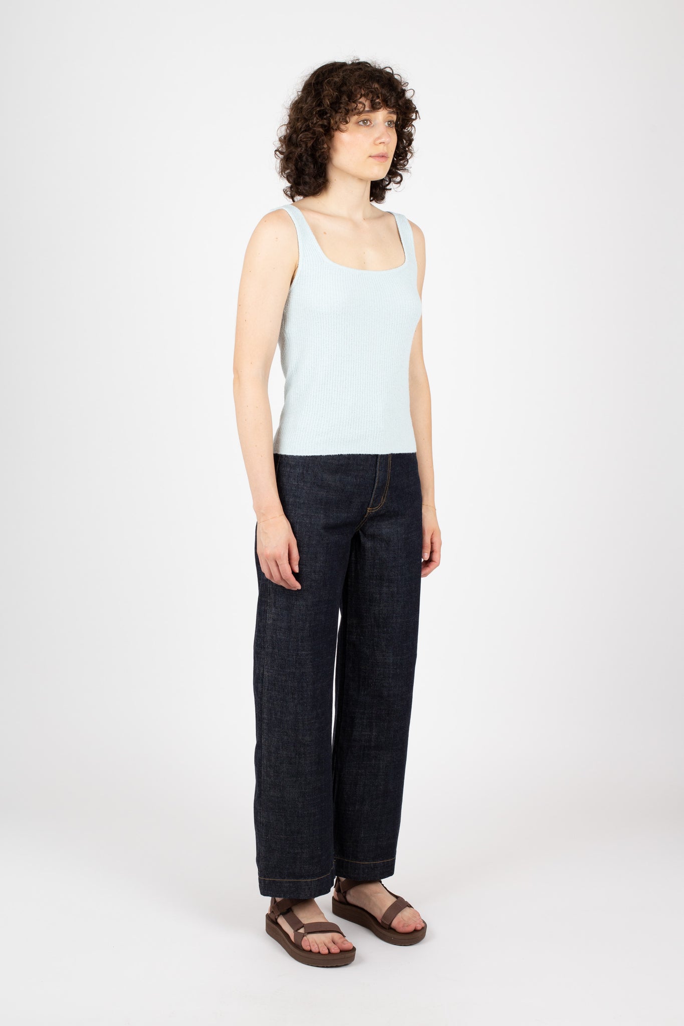 Tank Rib Top, Icicle