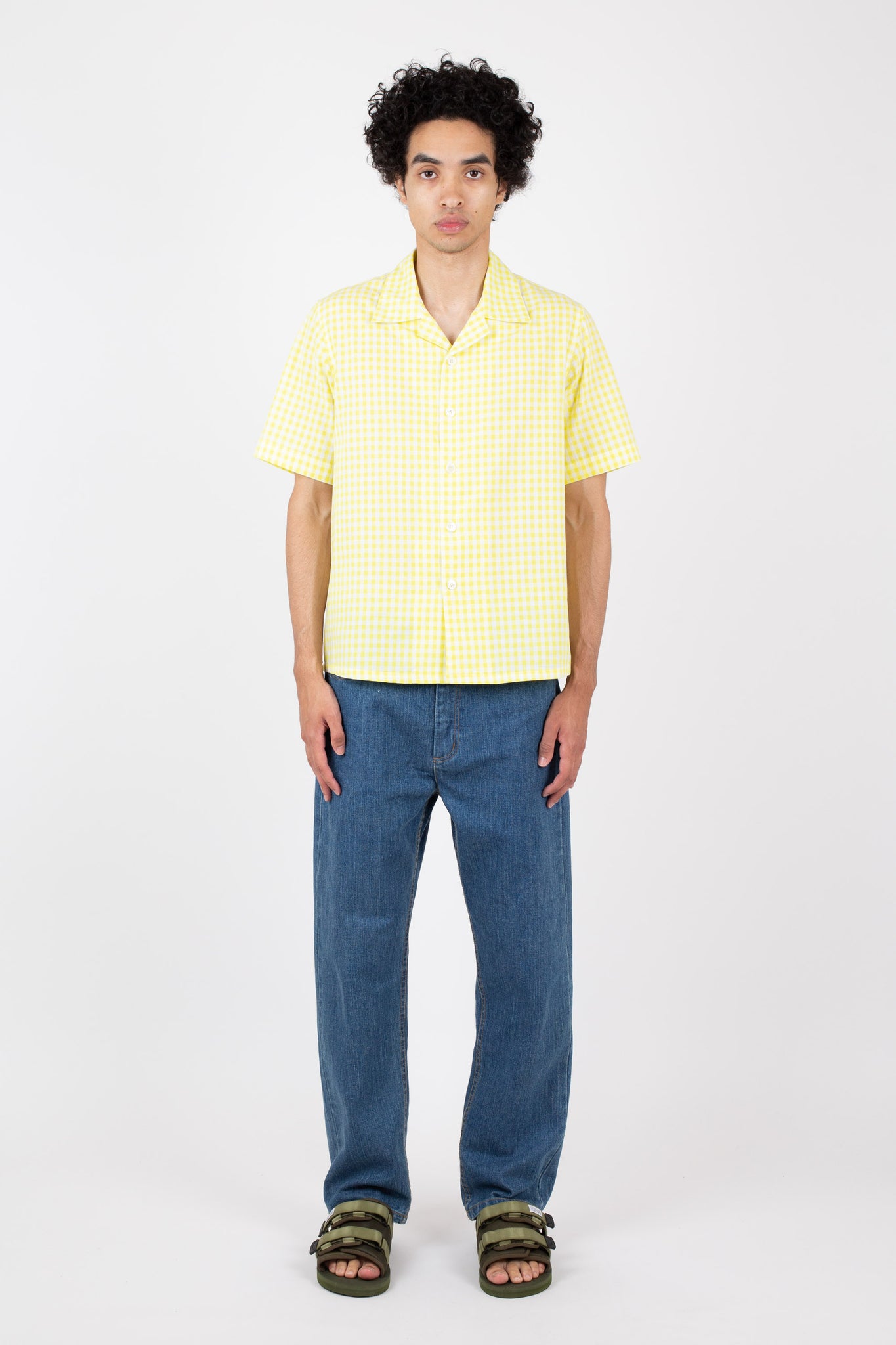 Mid West Shirt, Lemon Check