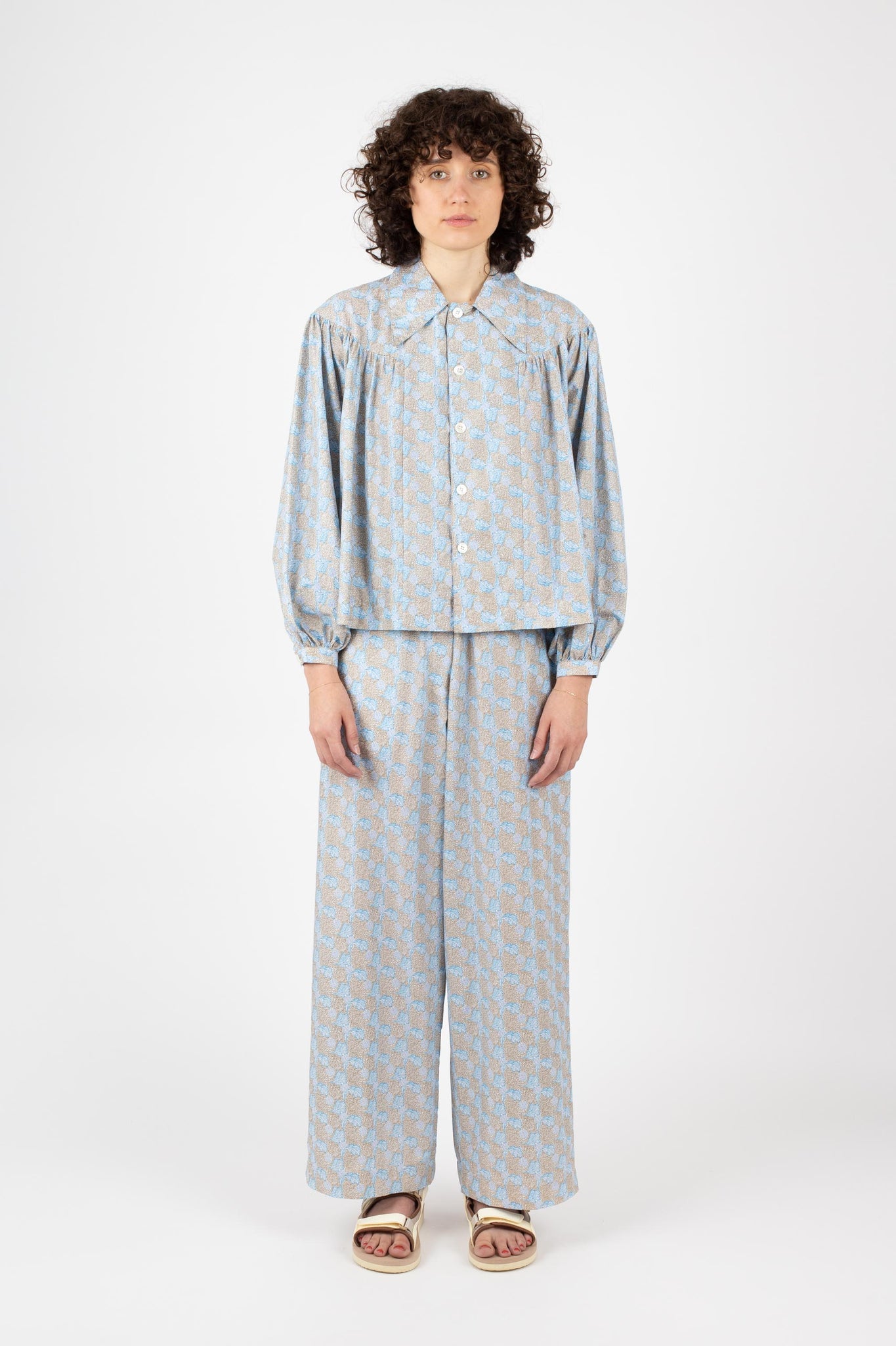 Moon Shirt, Camden Print, Blue